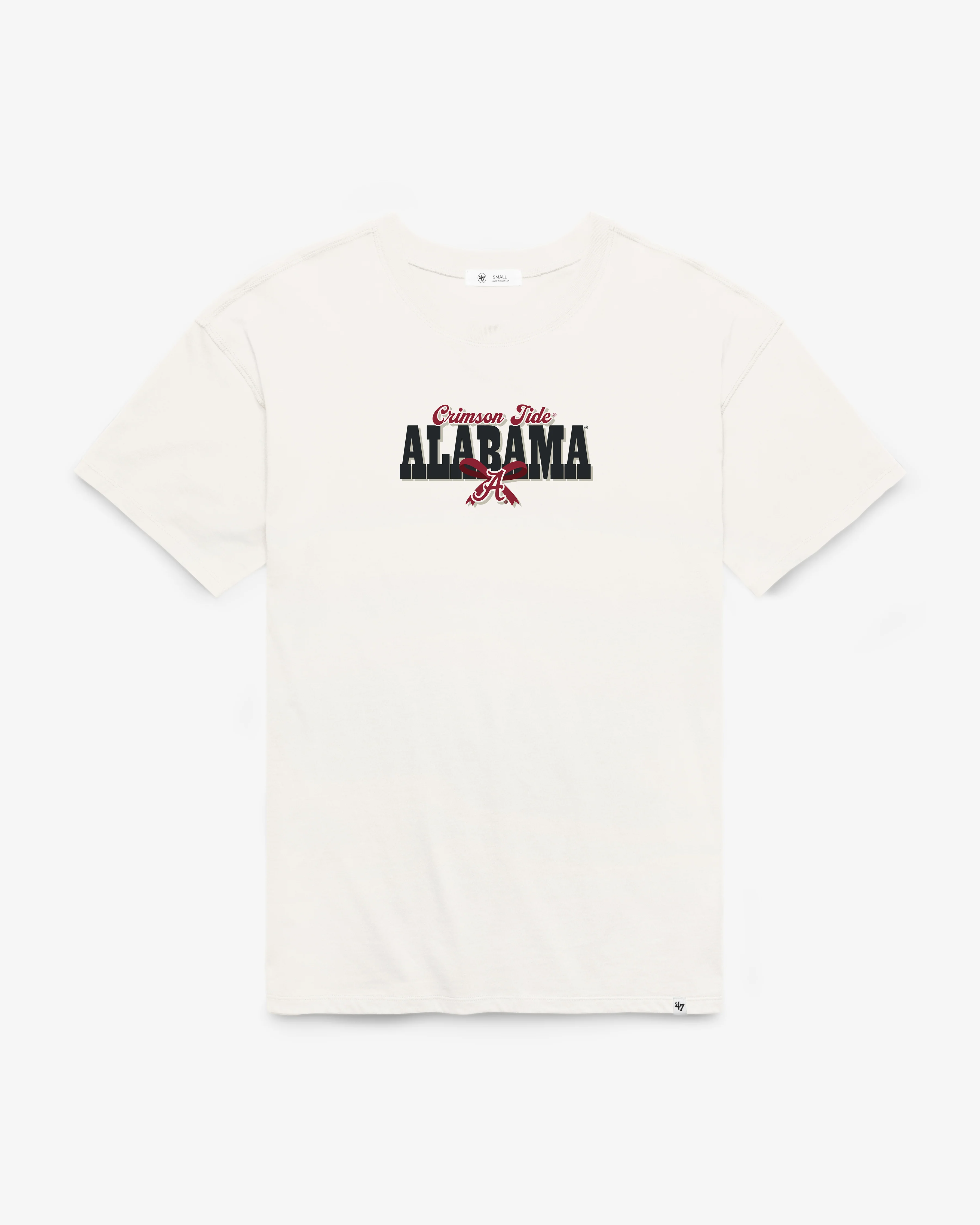 ALABAMA CRIMSON TIDE BOW AND BANNER BACKER SADIE TEE WOMENS - Image 2