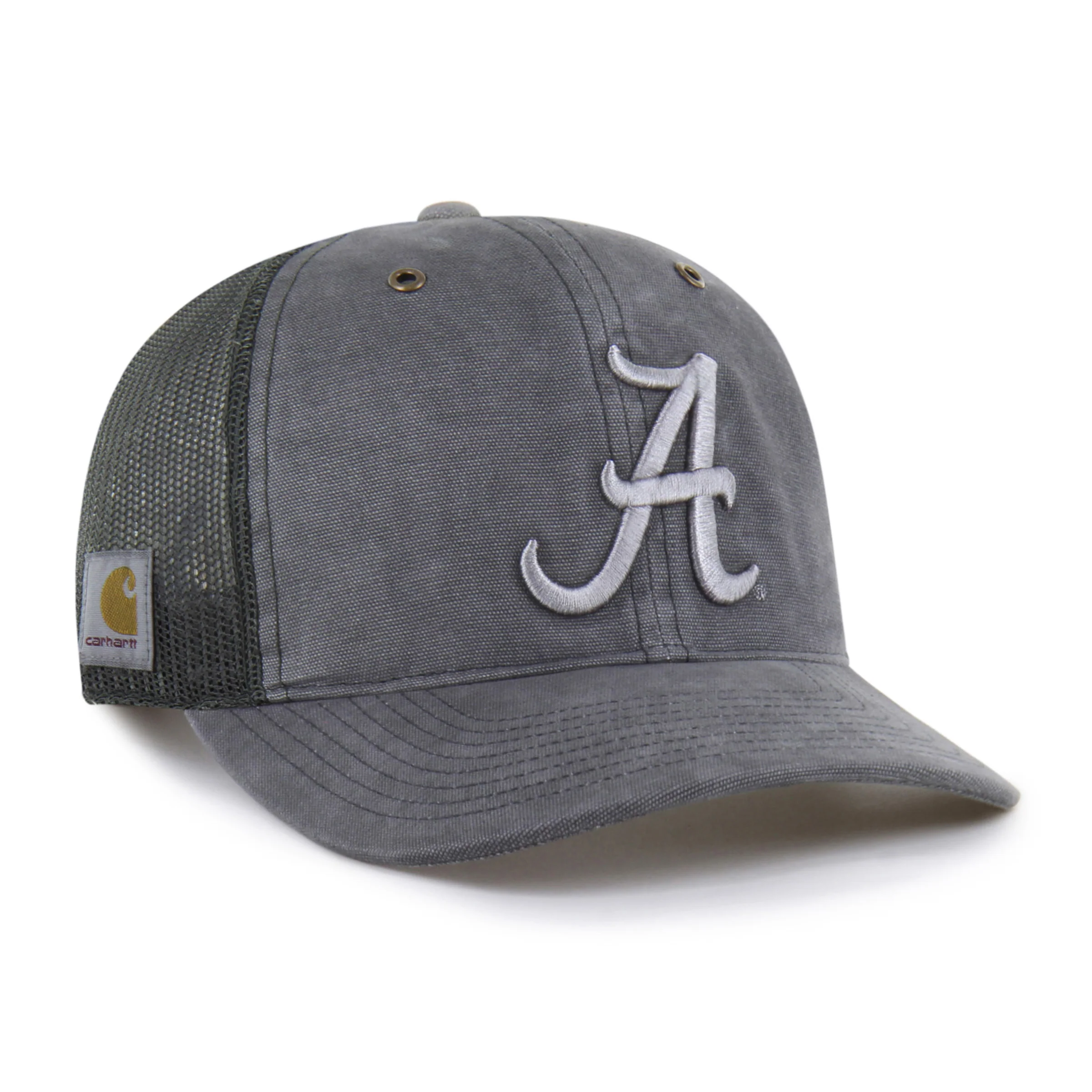 ALABAMA CRIMSON TIDE CARHARTT DYED '47 TRUCKER RF RELAXED FIT
