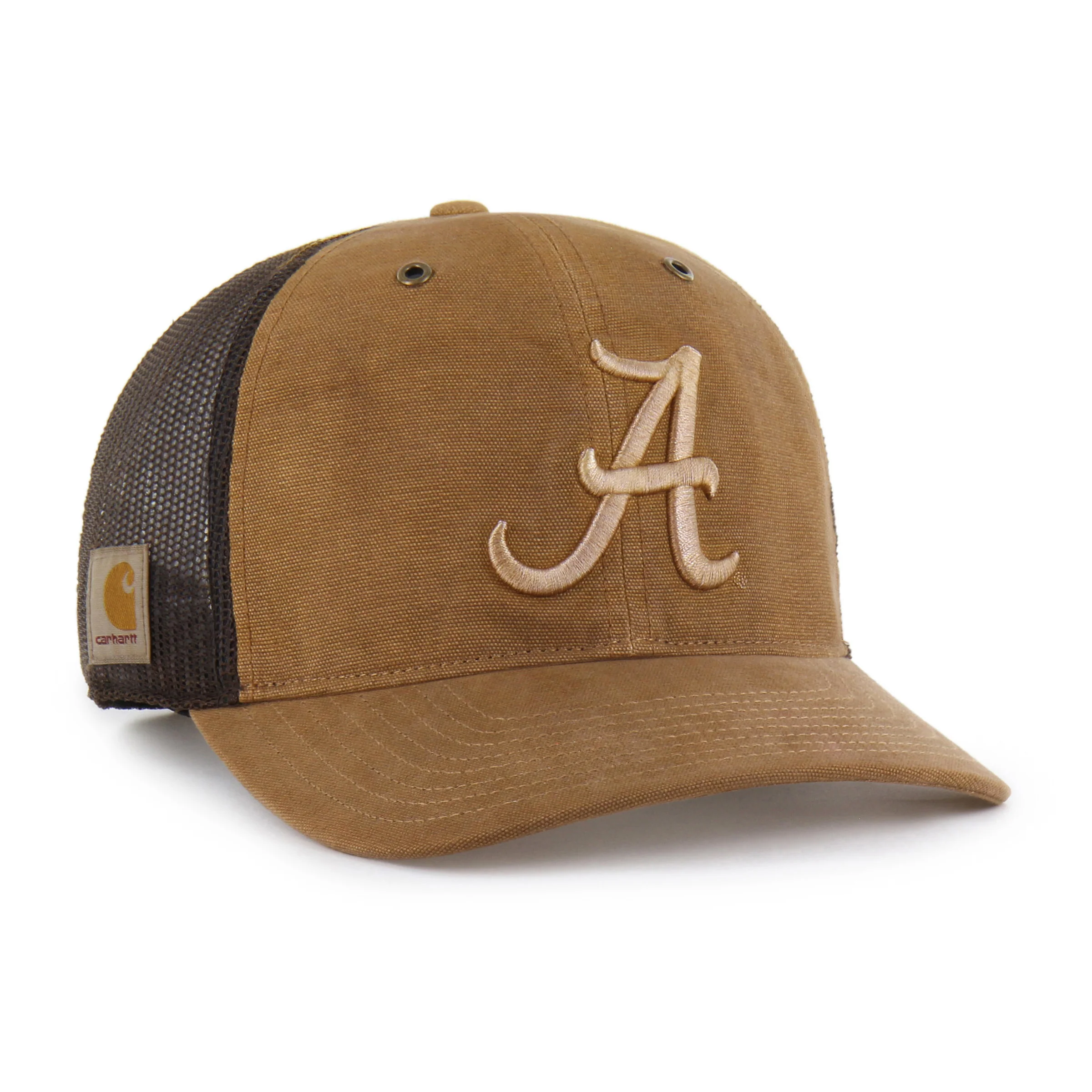 ALABAMA CRIMSON TIDE CARHARTT DYED '47 TRUCKER RF RELAXED FIT