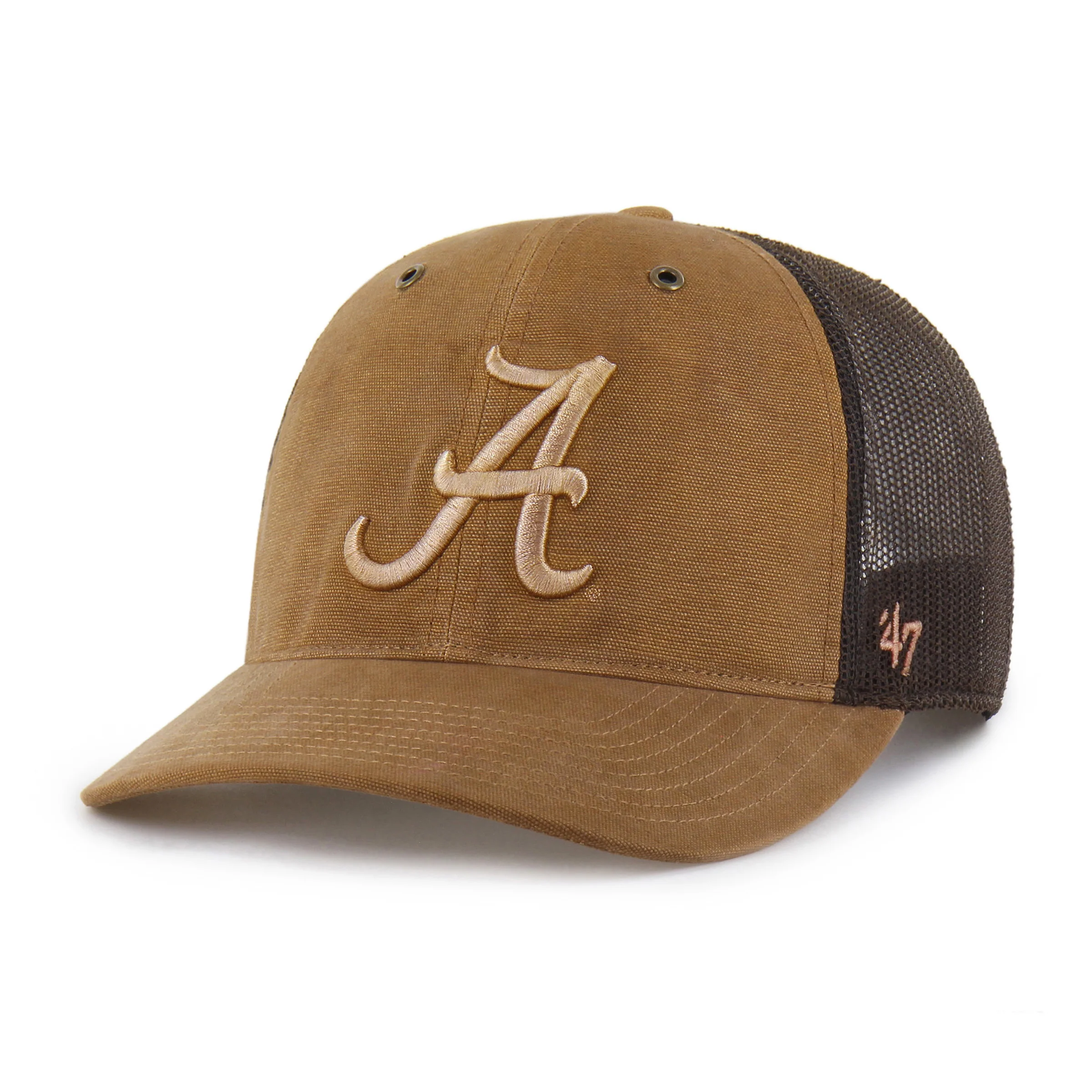 ALABAMA CRIMSON TIDE CARHARTT DYED '47 TRUCKER RF RELAXED FIT - Image 4