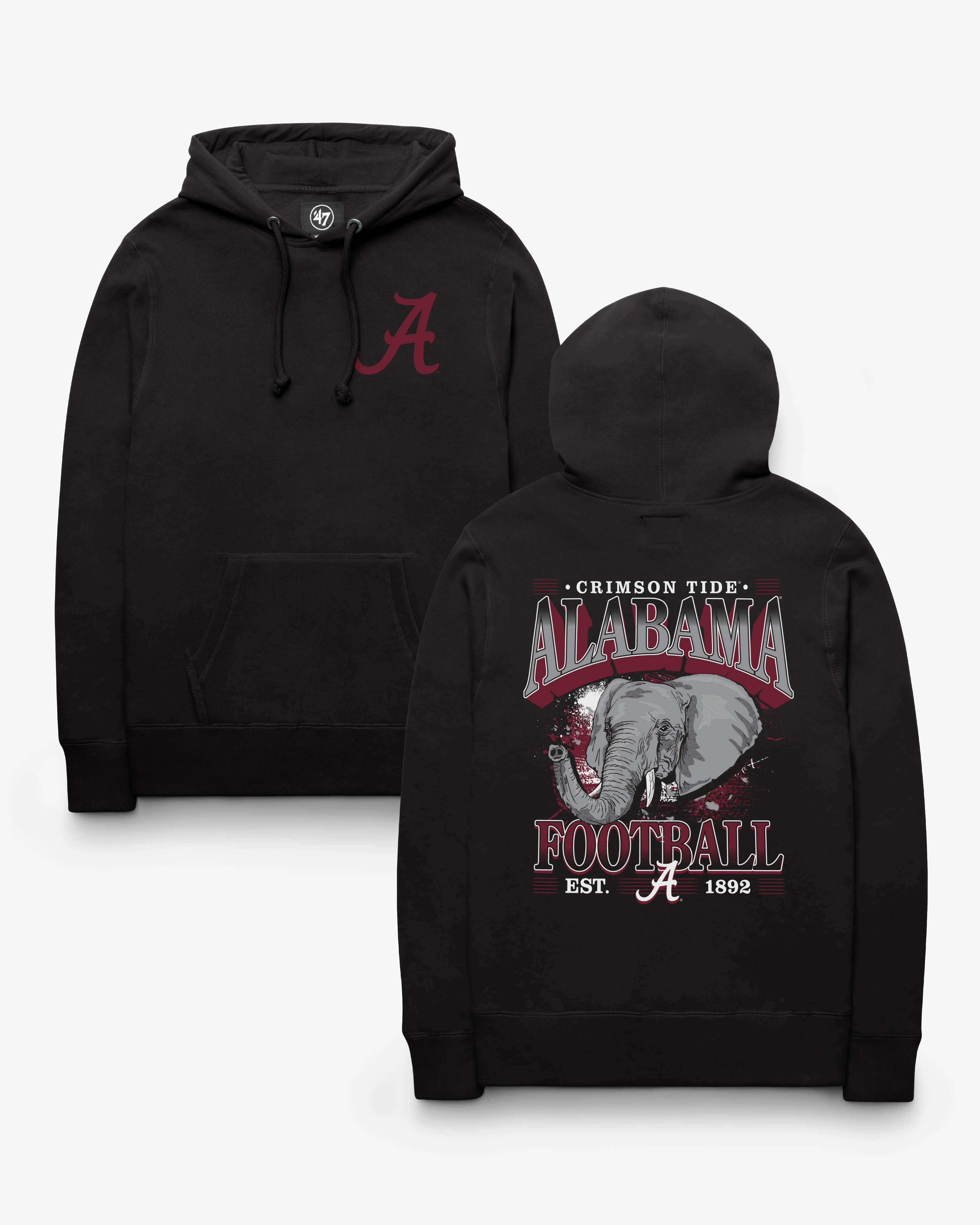 ALABAMA CRIMSON TIDE BACKER '47 HEADLNE HOOD