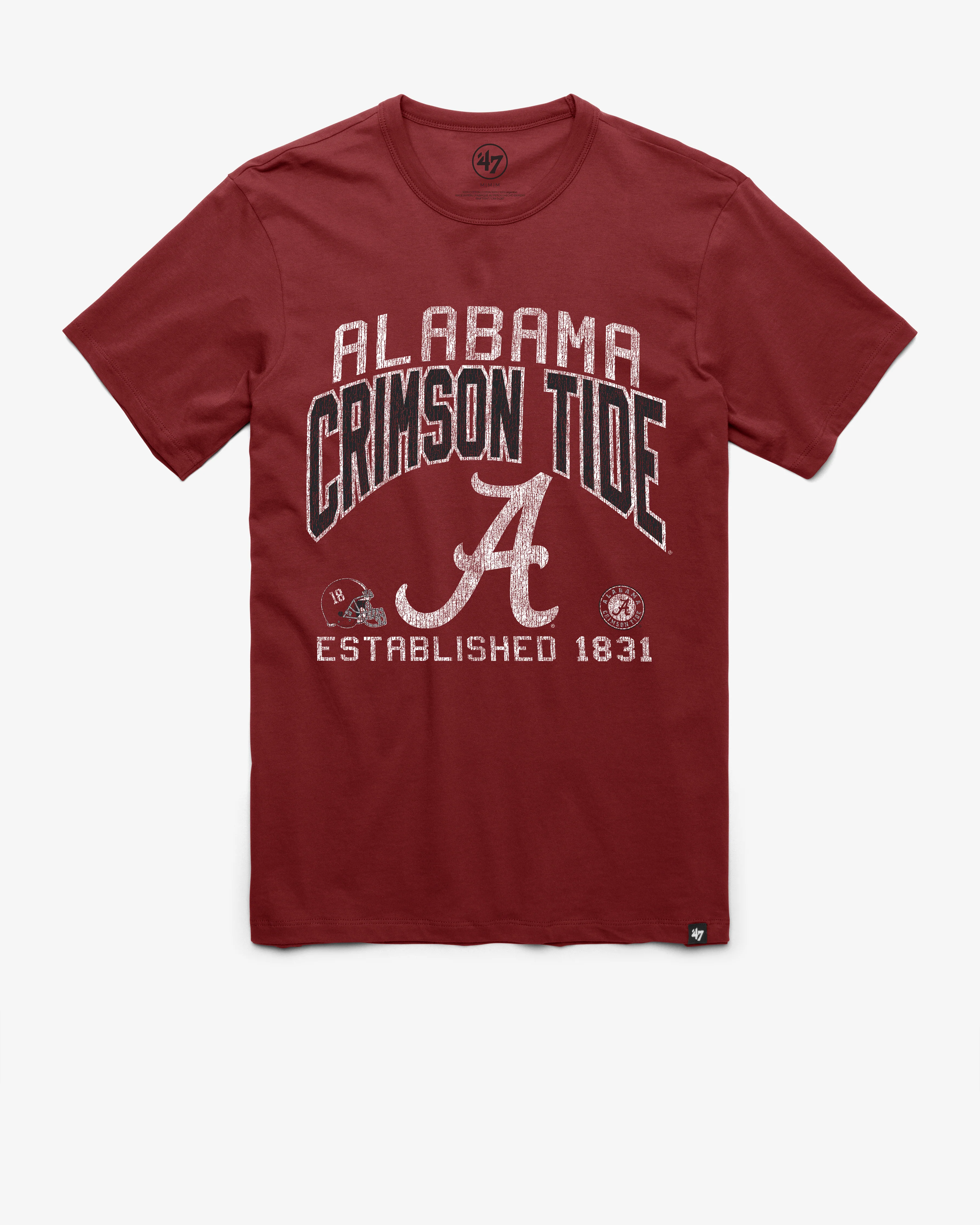 ALABAMA CRIMSON TIDE TURNED UP '47 FRANKLIN TEE