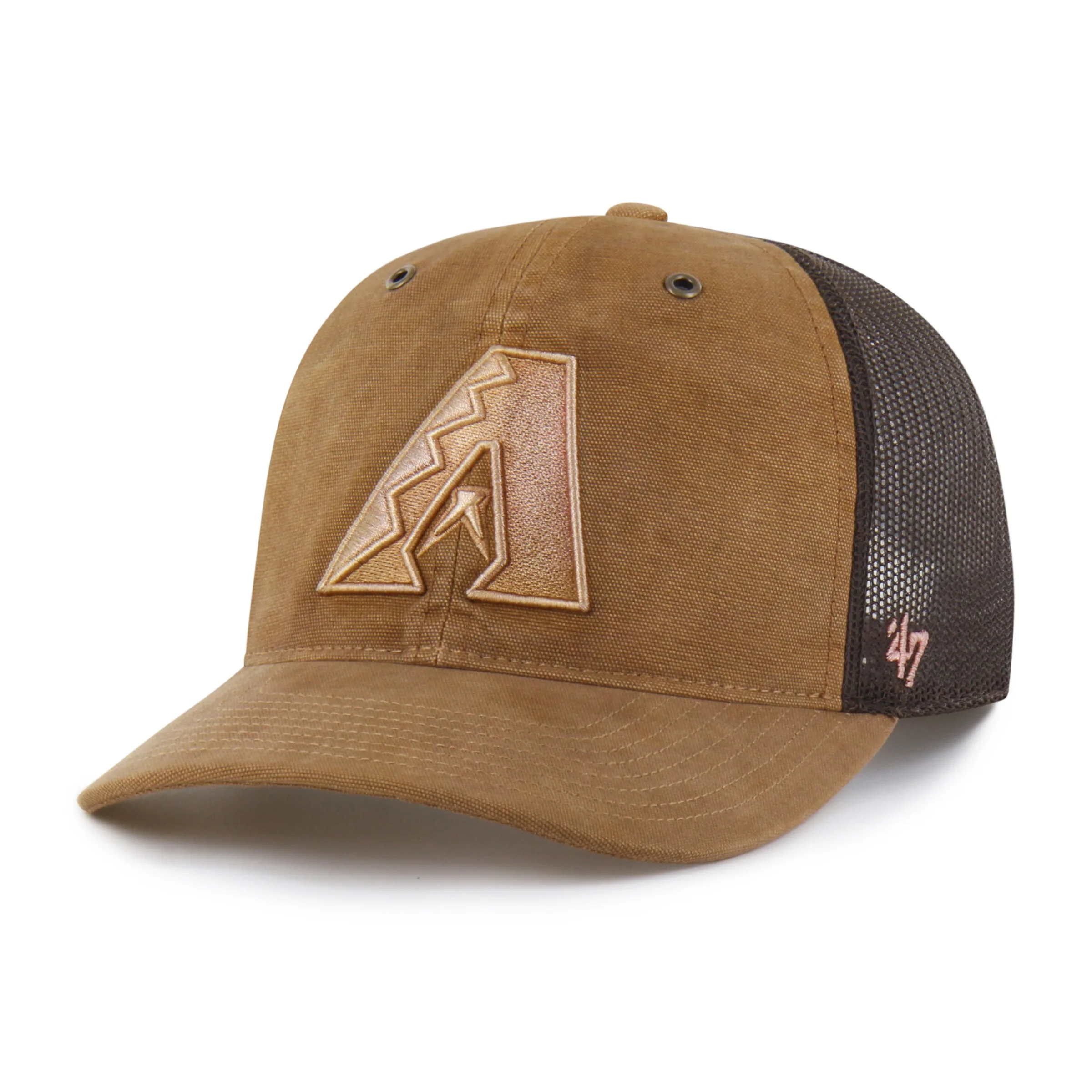 ARIZONA DIAMONDBACKS CARHARTT DYED '47 TRUCKER RF RELAXED FIT - Image 4