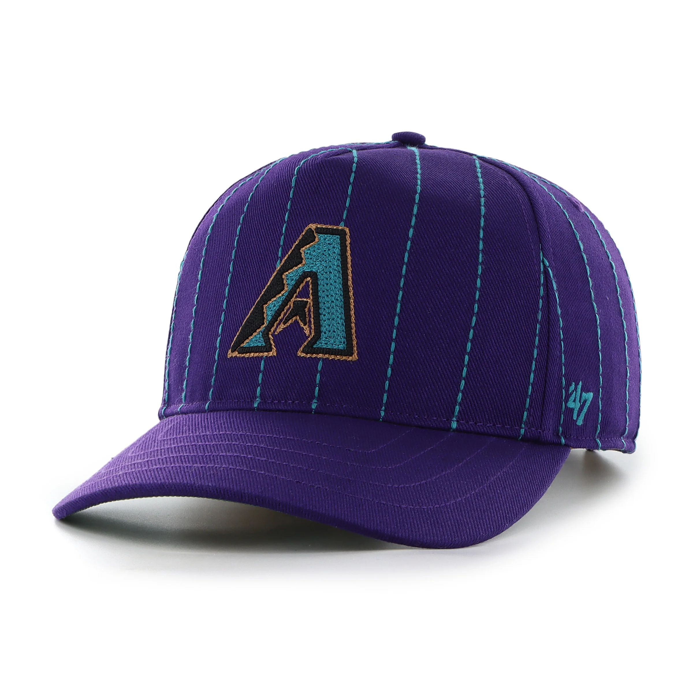 ARIZONA DIAMONDBACKS COOPERSTOWN RAWLINGS PINSTRIPE '47 HITCH - Image 5