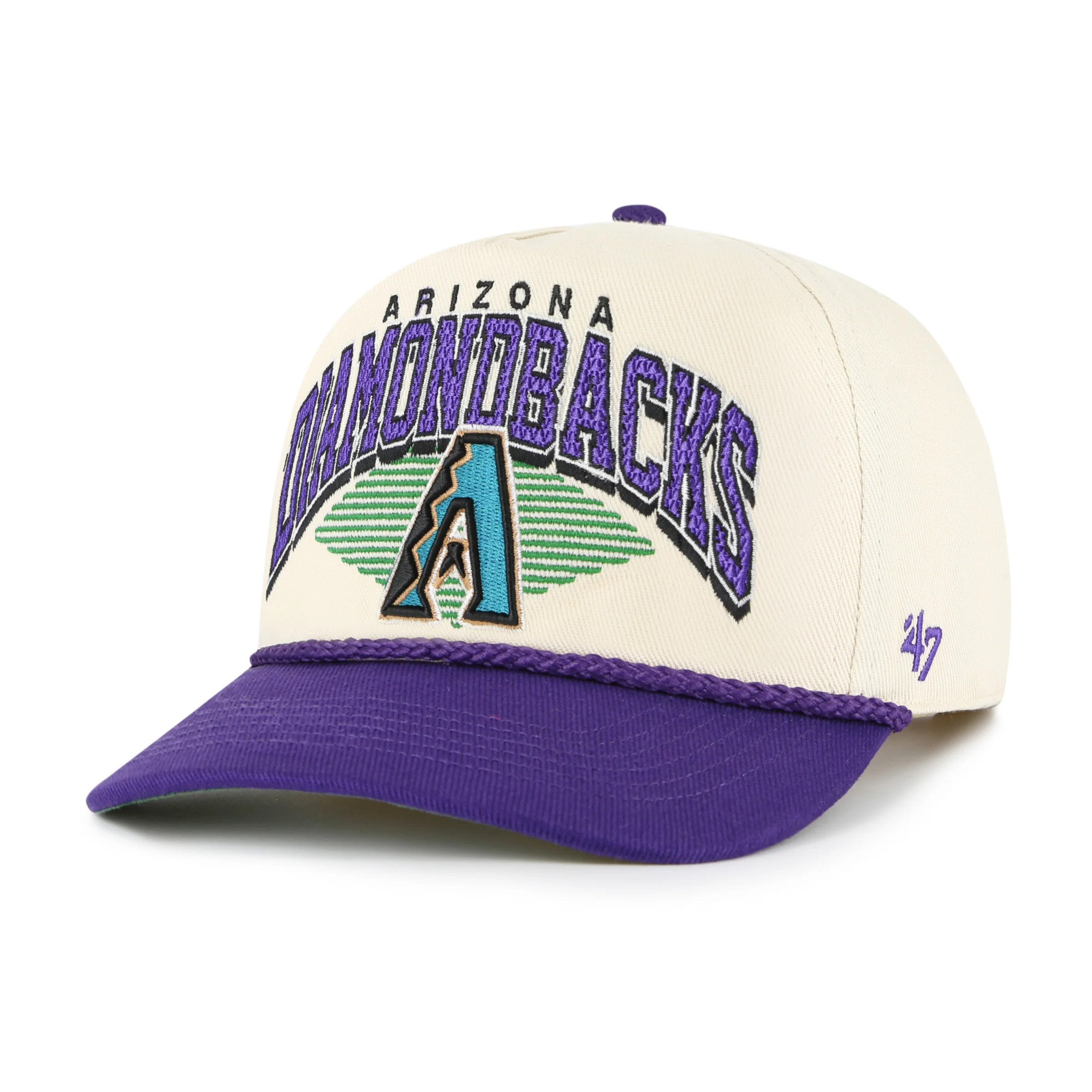 ARIZONA DIAMONDBACKS COOPERSTOWN POMONA TWO TONE ROPE '47 HITCH