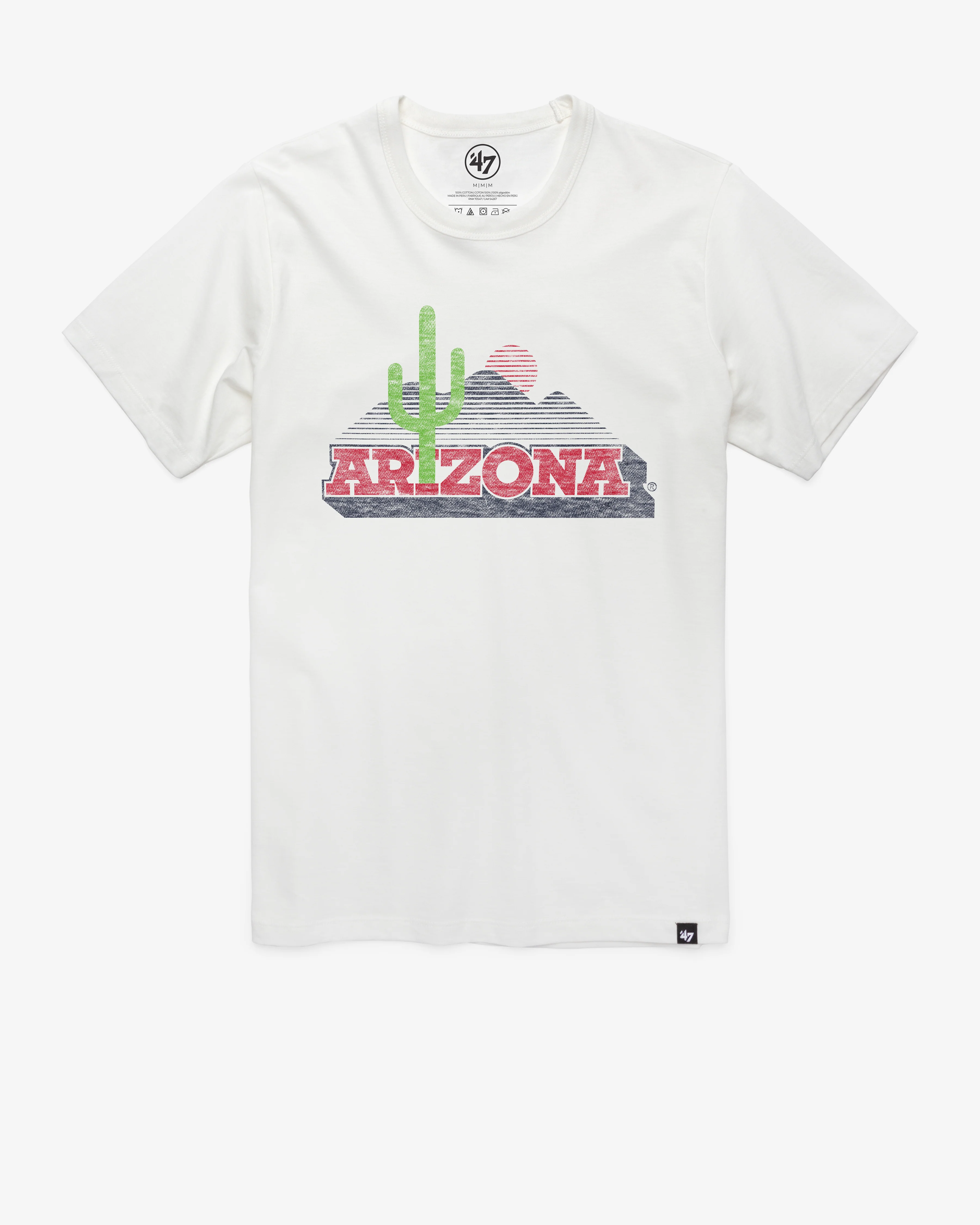 ARIZONA WILDCATS CACTUS VINTAGE PREMIER '47 FRANKLIN TEE