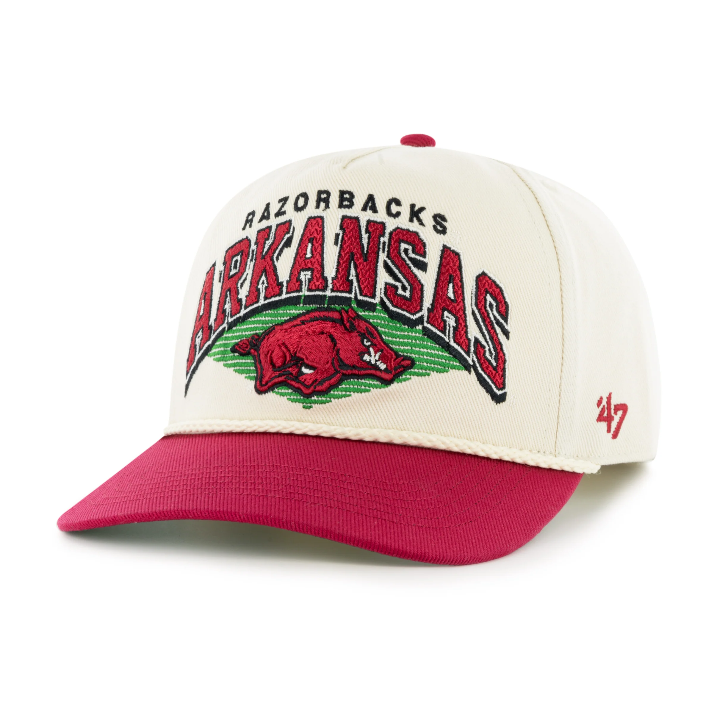 ARKANSAS RAZORBACKS POMONA TWO TONE ROPE '47 HITCH