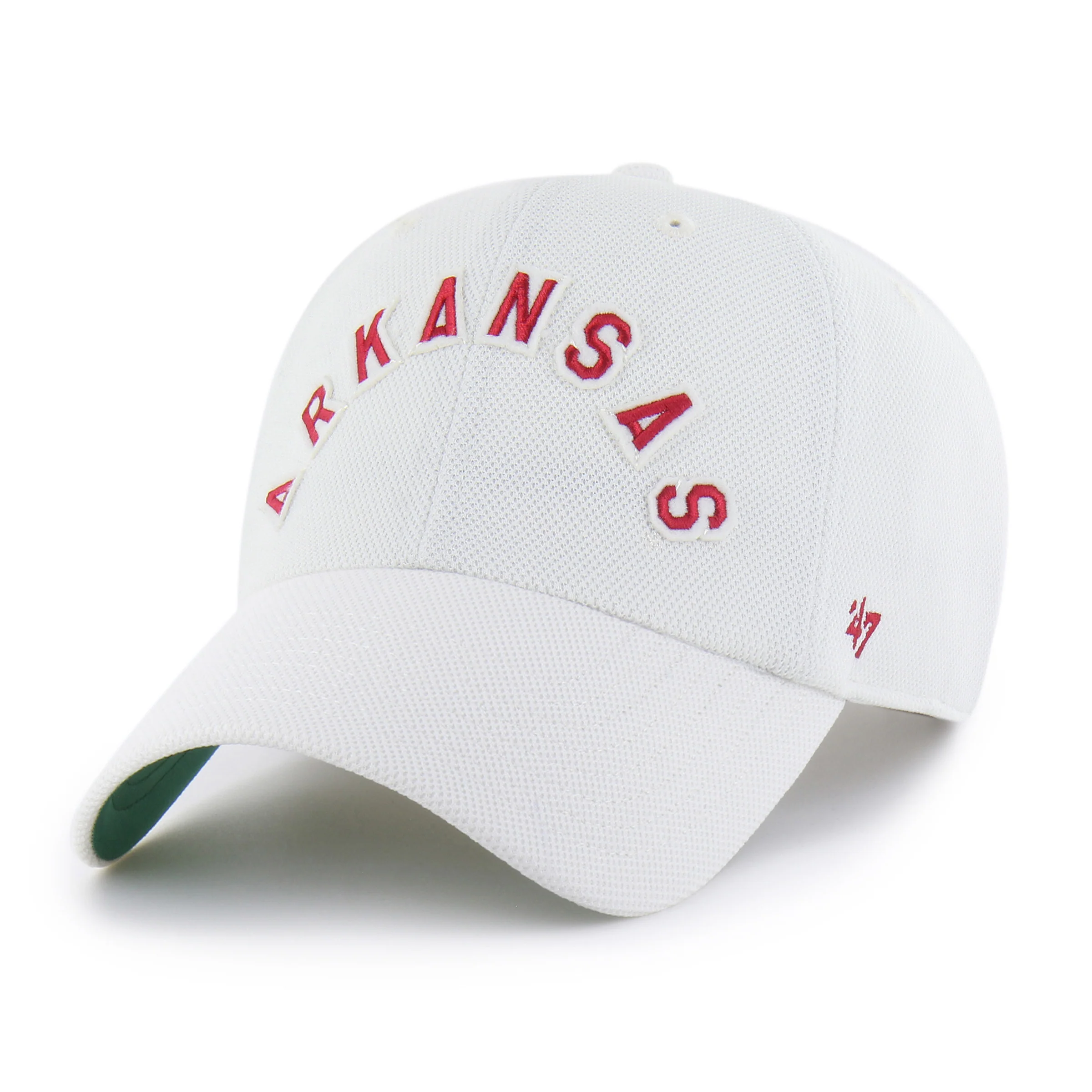 ARKANSAS RAZORBACKS VINTAGE GRANDSTAND PIQUE SCRIPT '47 CLEAN UP