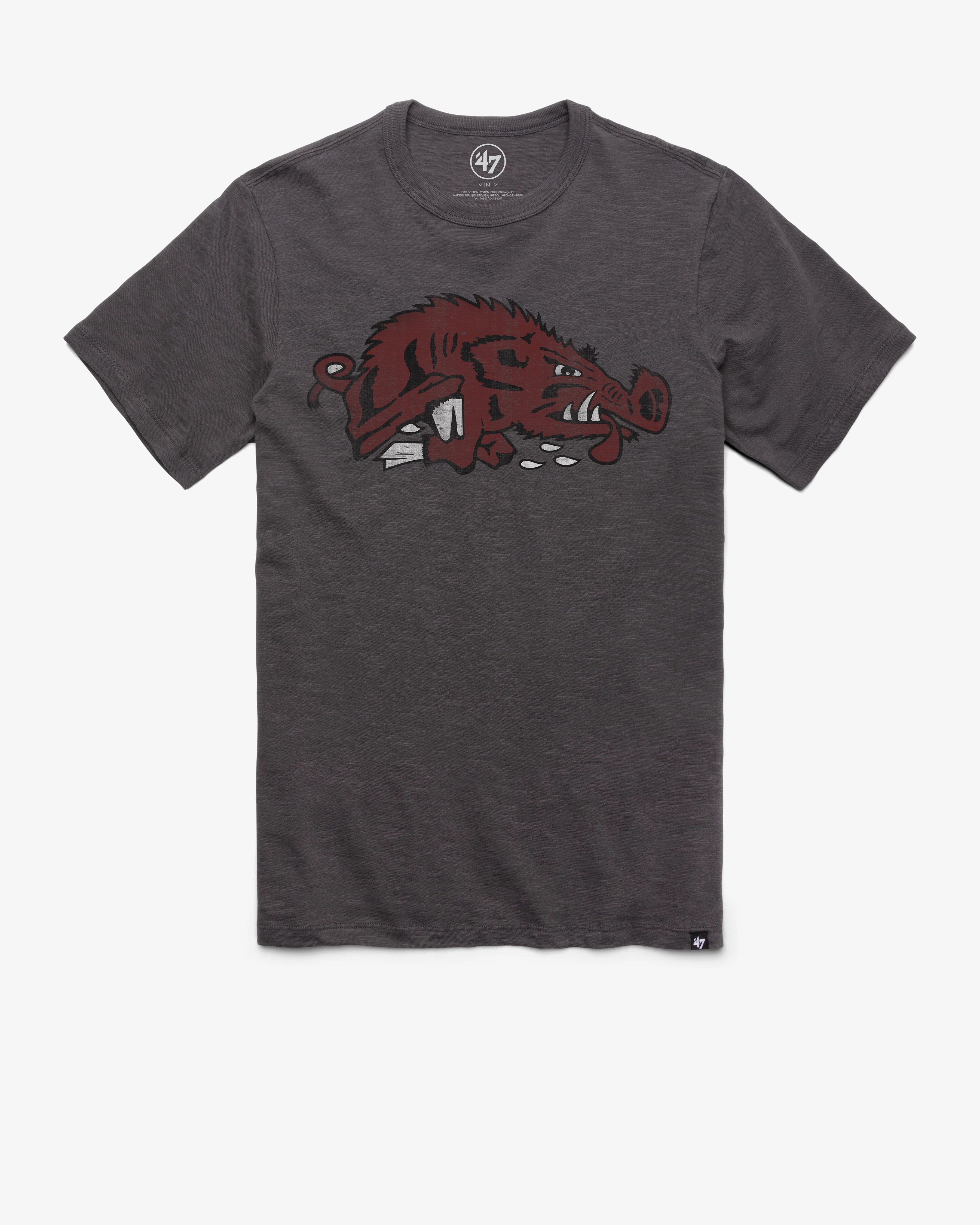ARKANSAS RAZORBACKS VINTAGE GRIT '47 SCRUM TEE