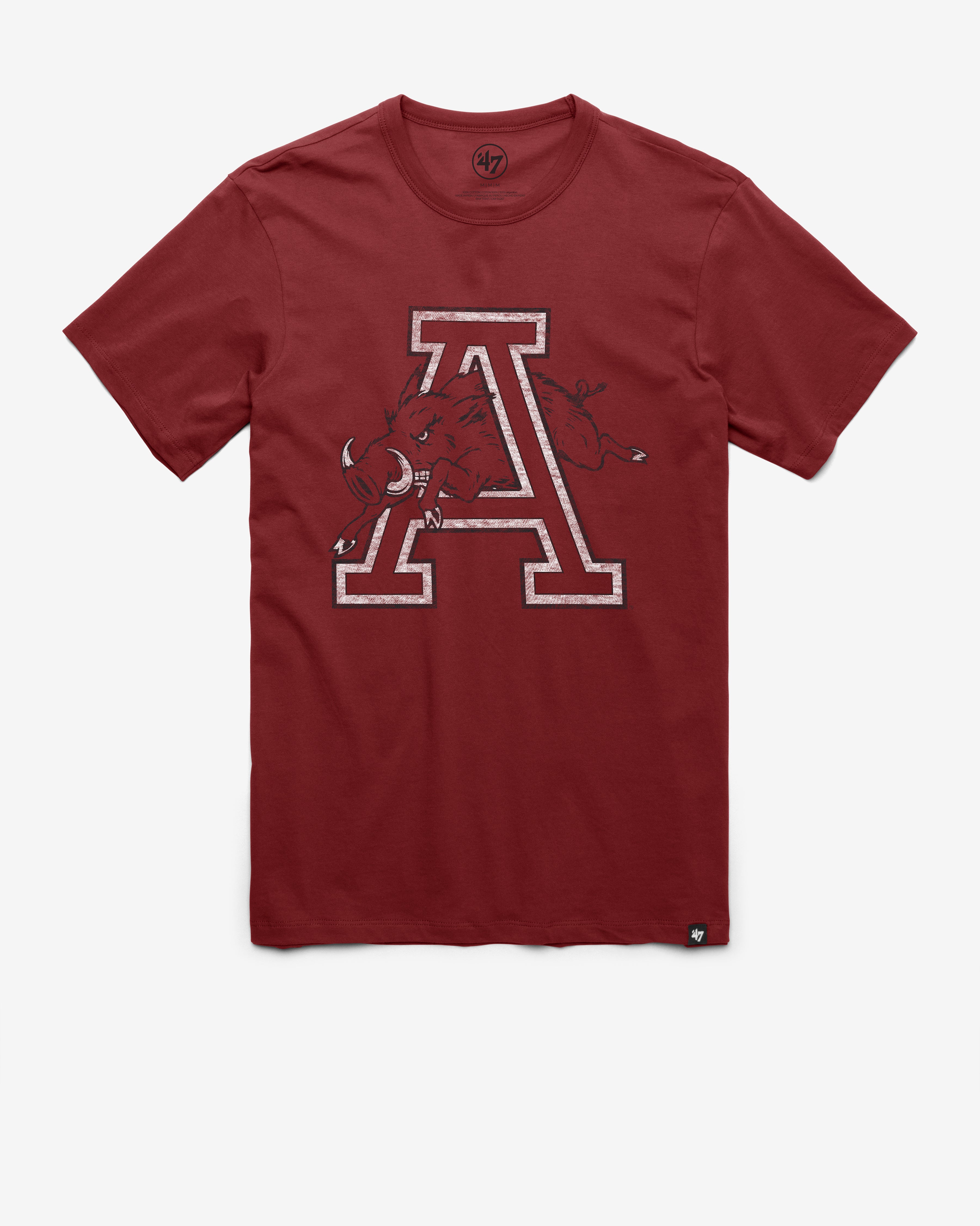 ARKANSAS RAZORBACKS VINTAGE PREMIER '47 FRANKLIN TEE