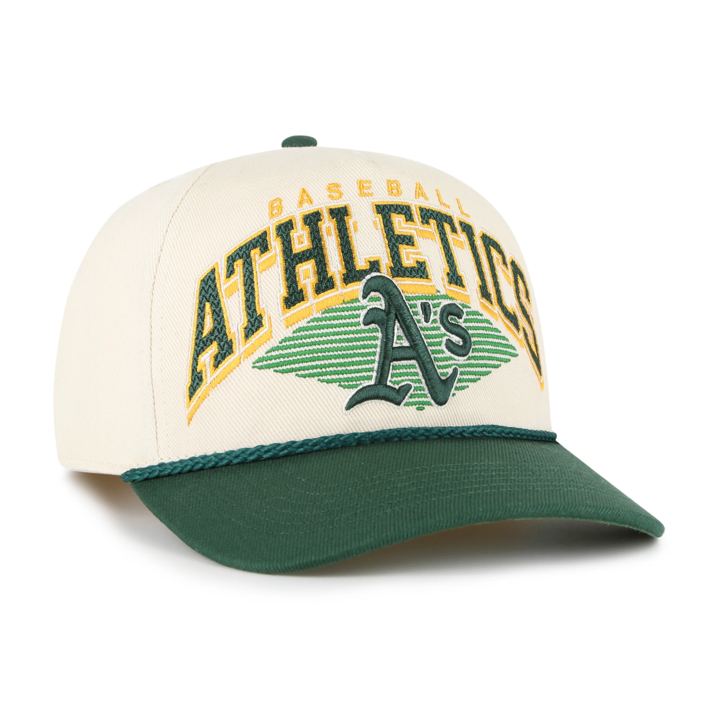 ATHLETICS BASEBALL POMONA TWO TONE ROPE '47 HITCH - Image 4