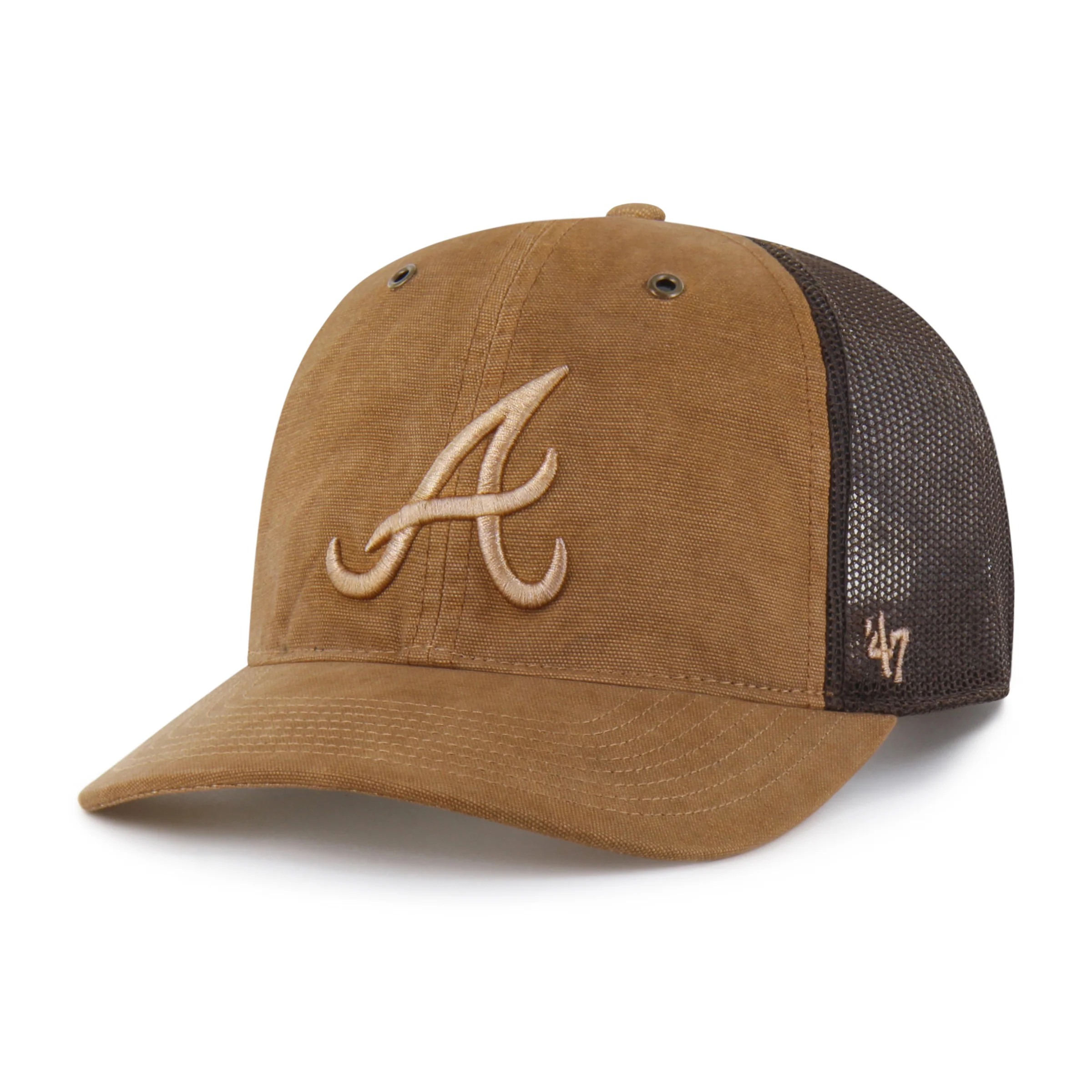 ATLANTA BRAVES CARHARTT DYED '47 TRUCKER RF RELAXEDX FIT - Image 4