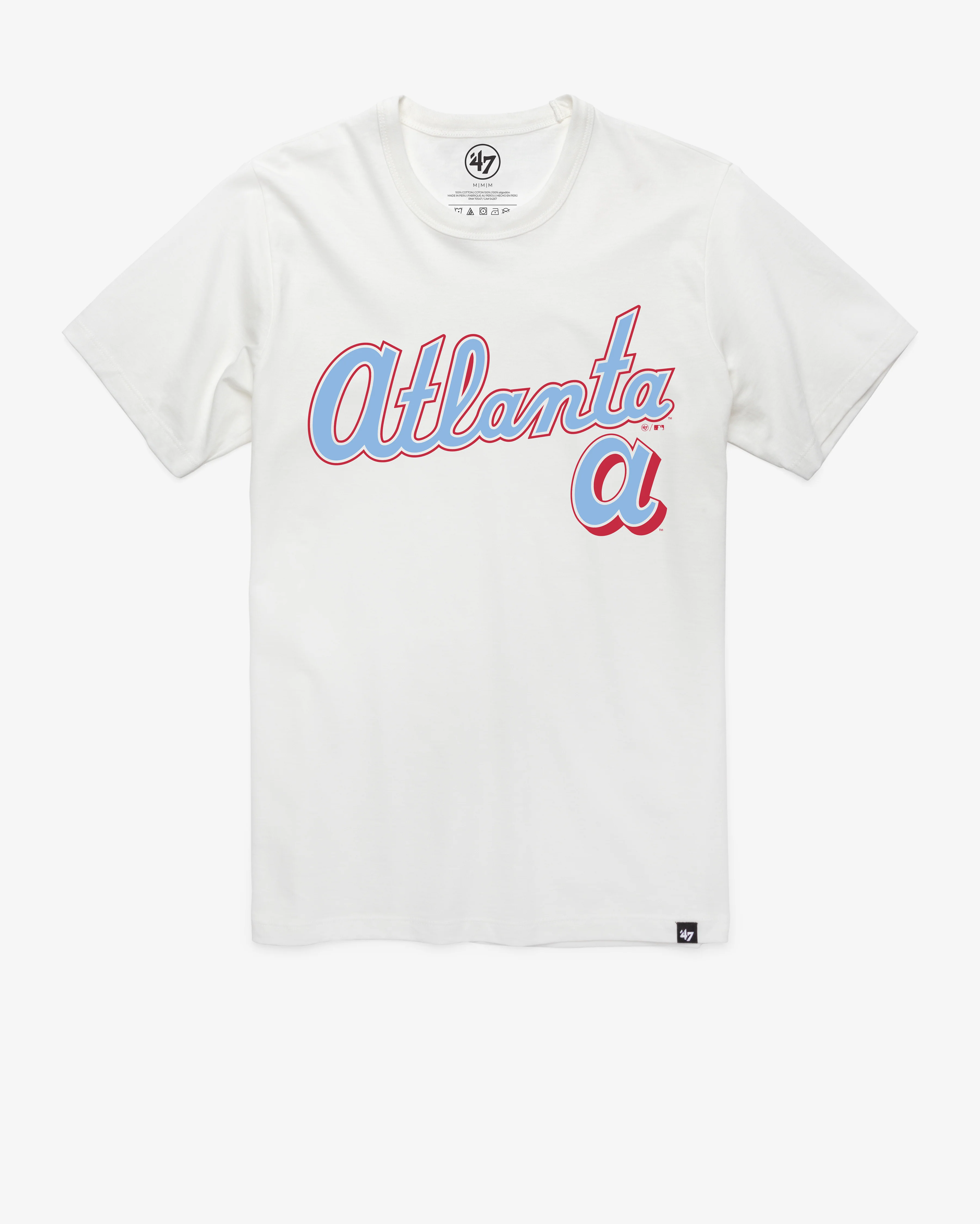 ATLANTA BRAVES CITY CONNECT PREGAME '47 FRANKLIN TEE