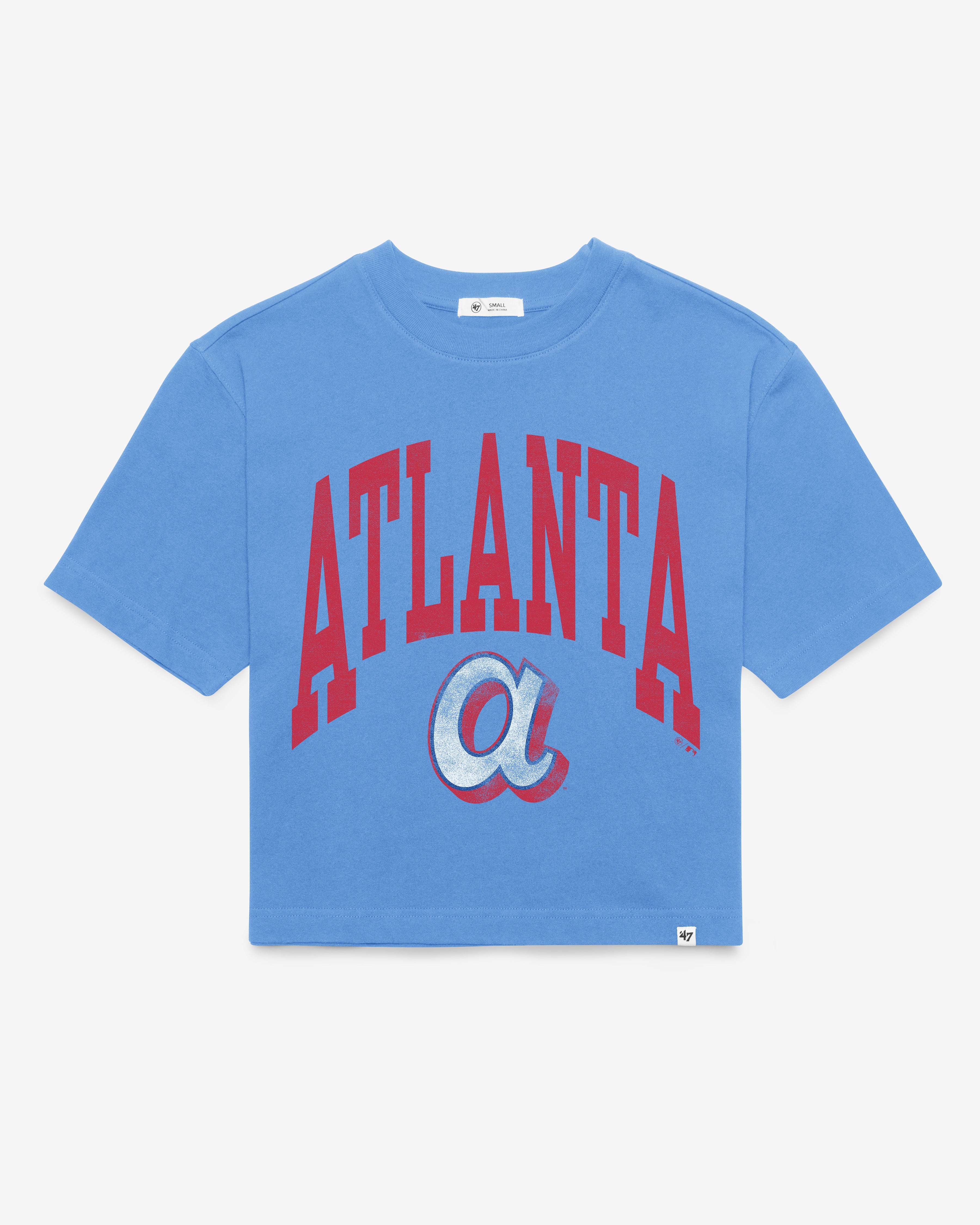 ATLANTA BRAVES CITY CONNECT SHALE '47 REED CITY TEE WOMENS