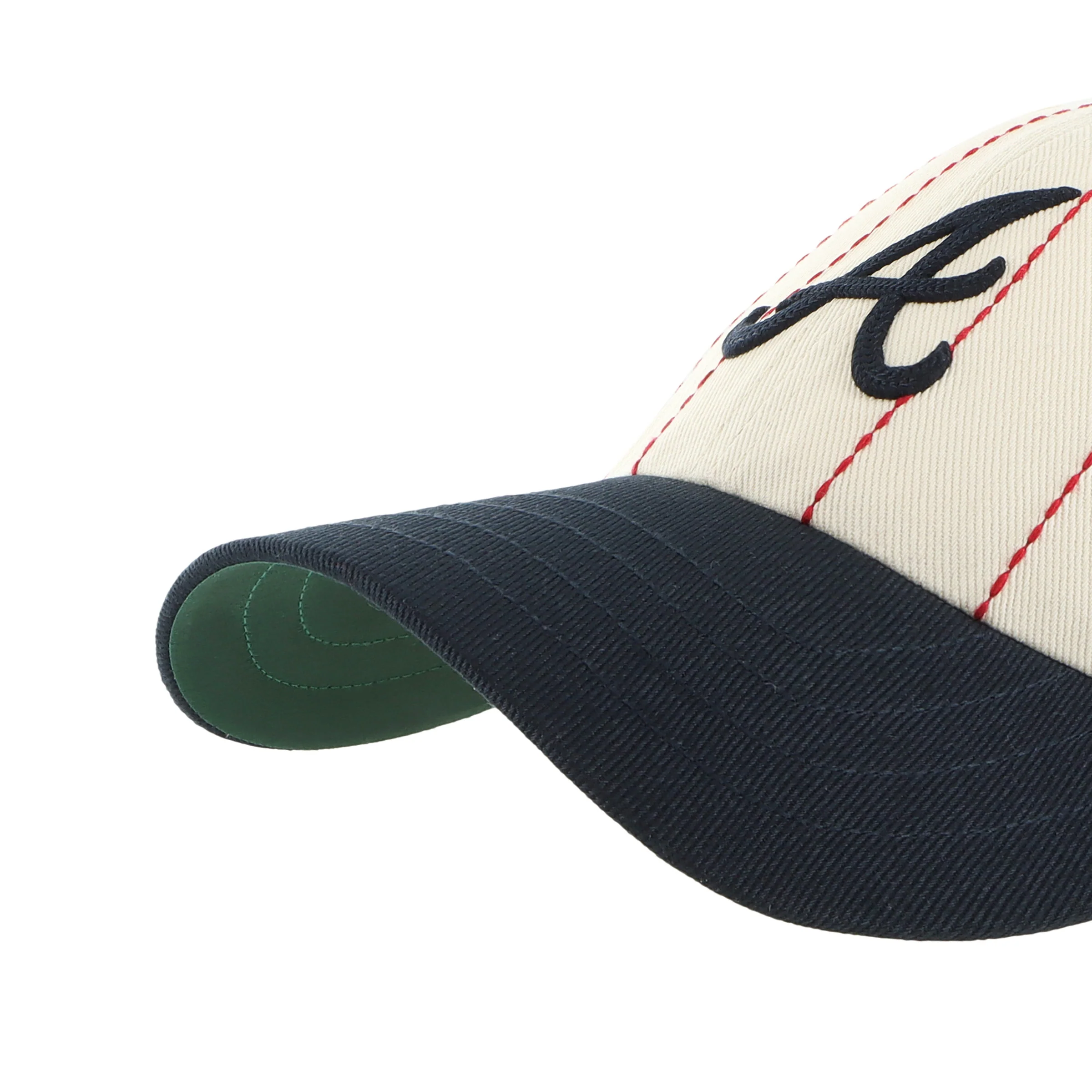 ATLANTA BRAVES COOPERSTOWN RAWLINGS PINSTRIPE '47 CLEAN UP - Image 4