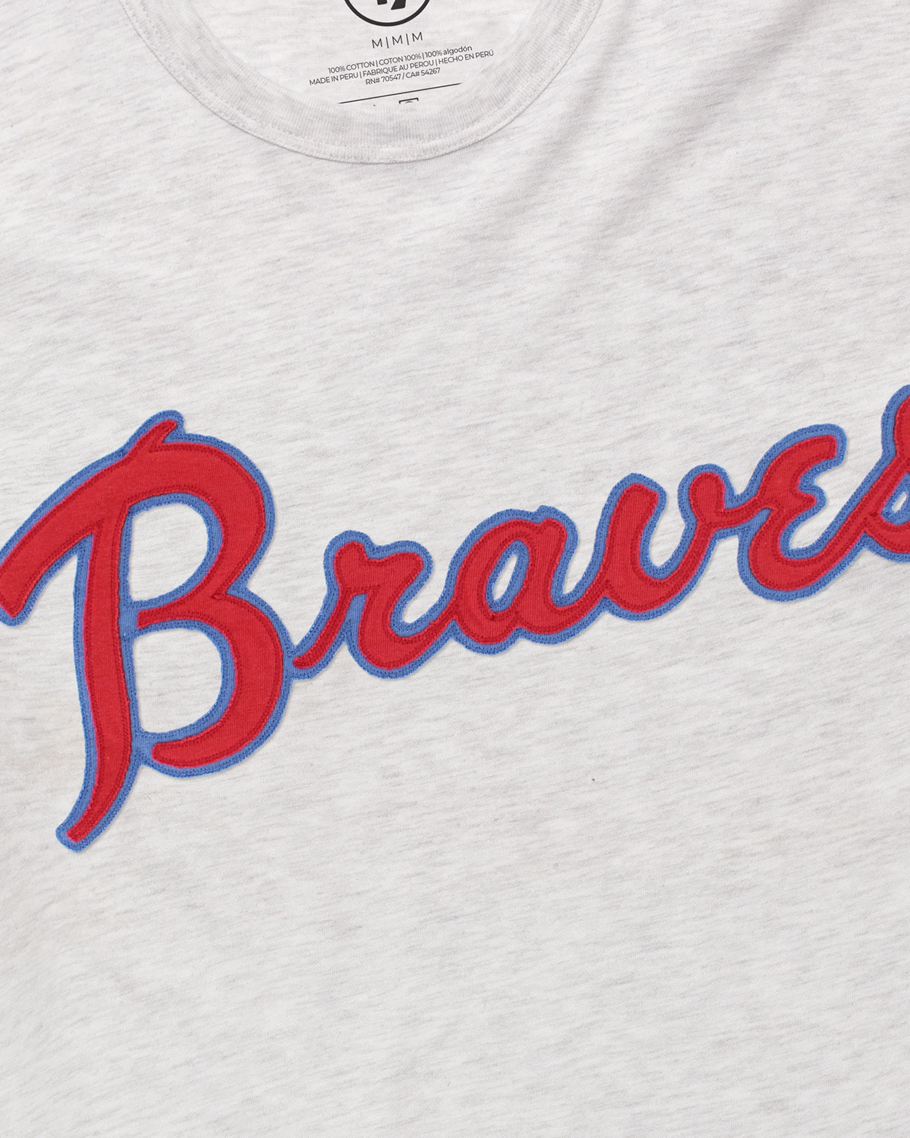 ATLANTA BRAVES COOPERSTOWN FRANKLIN '47 FIELDHOUSE TEE - Image 2