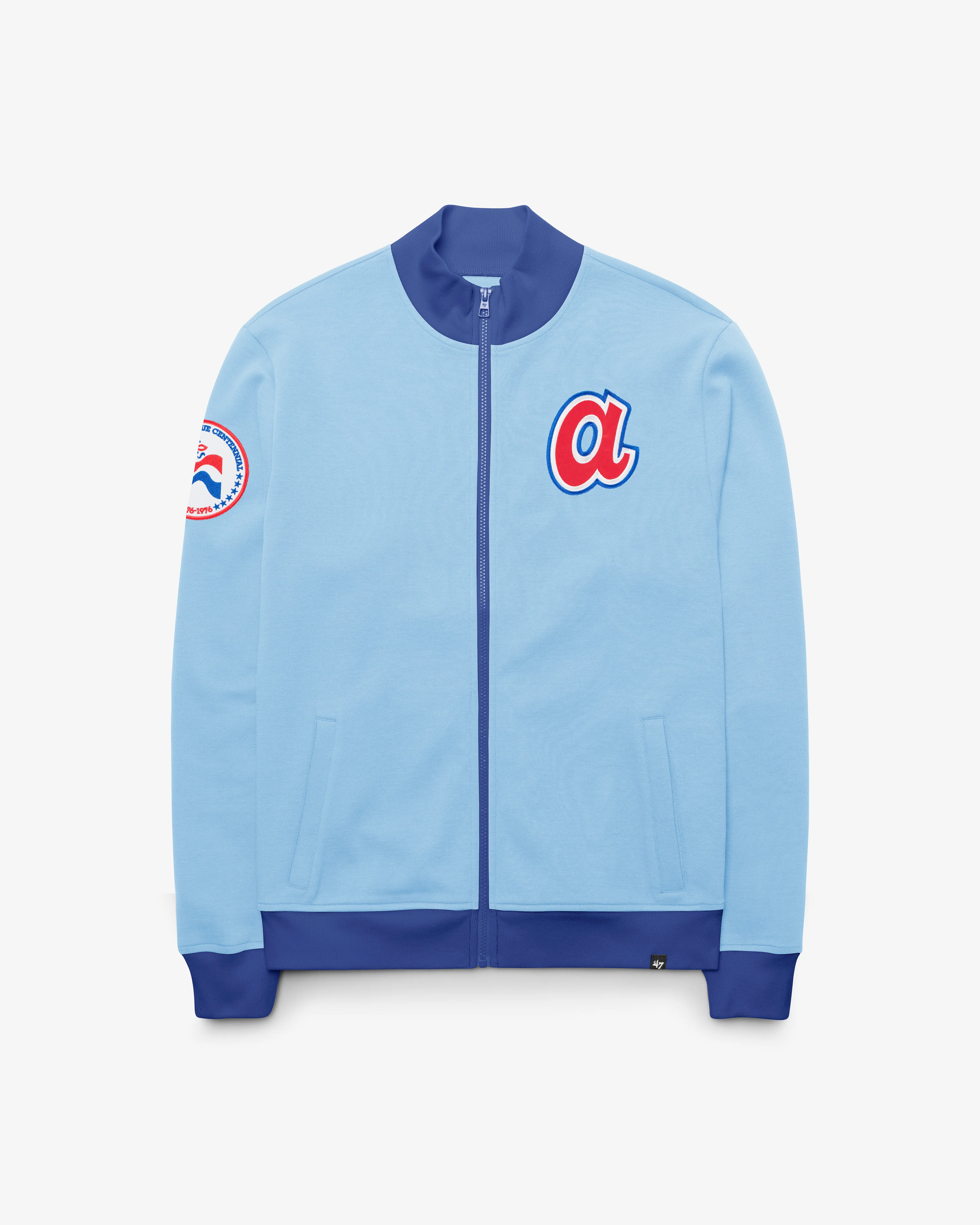 ATLANTA BRAVES COOPERSTOWN RELIEF PITCHER PIQUE '47 TRACK JACKET - Image 2
