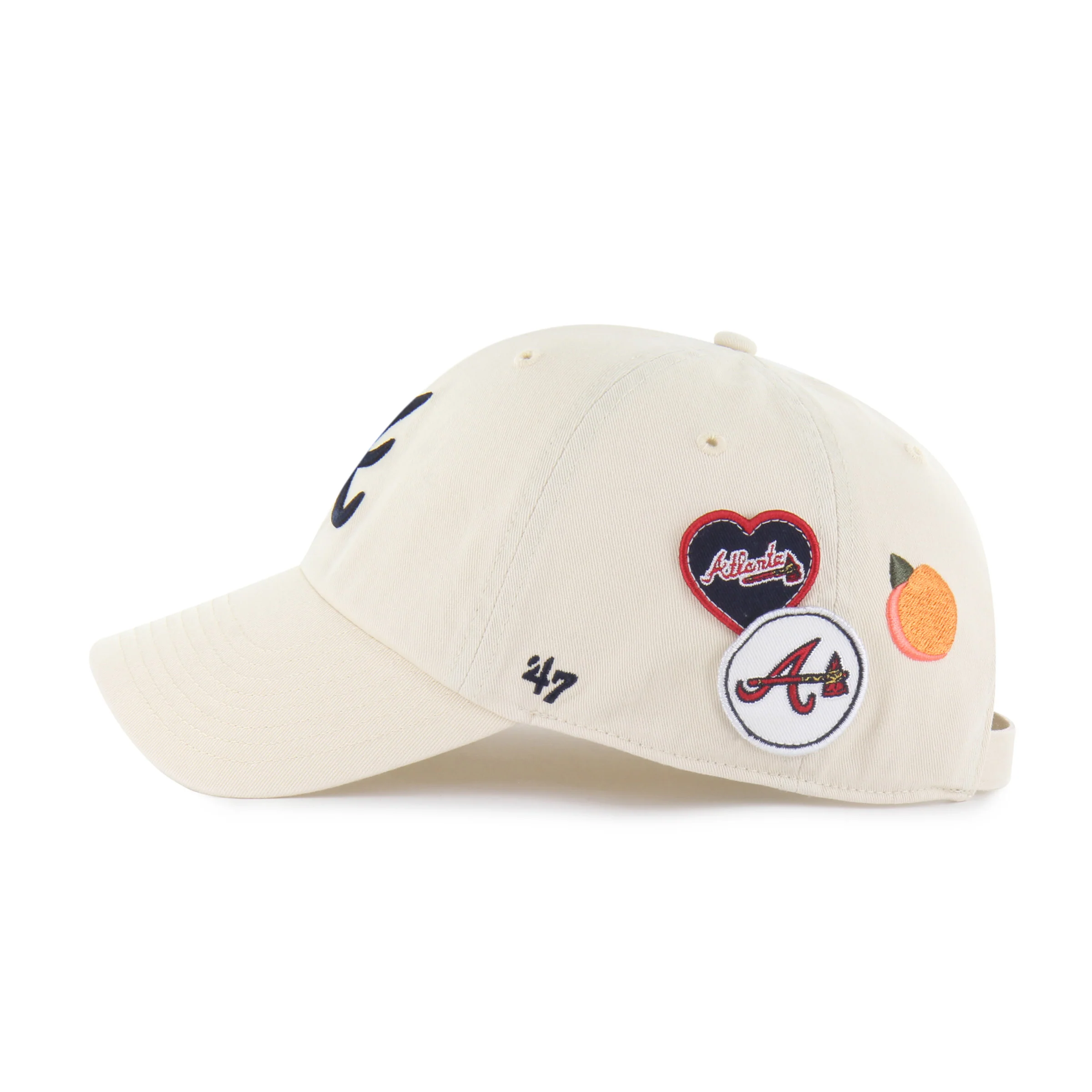 ATLANTA BRAVES BADGES '47 CLEAN UP - Image 2