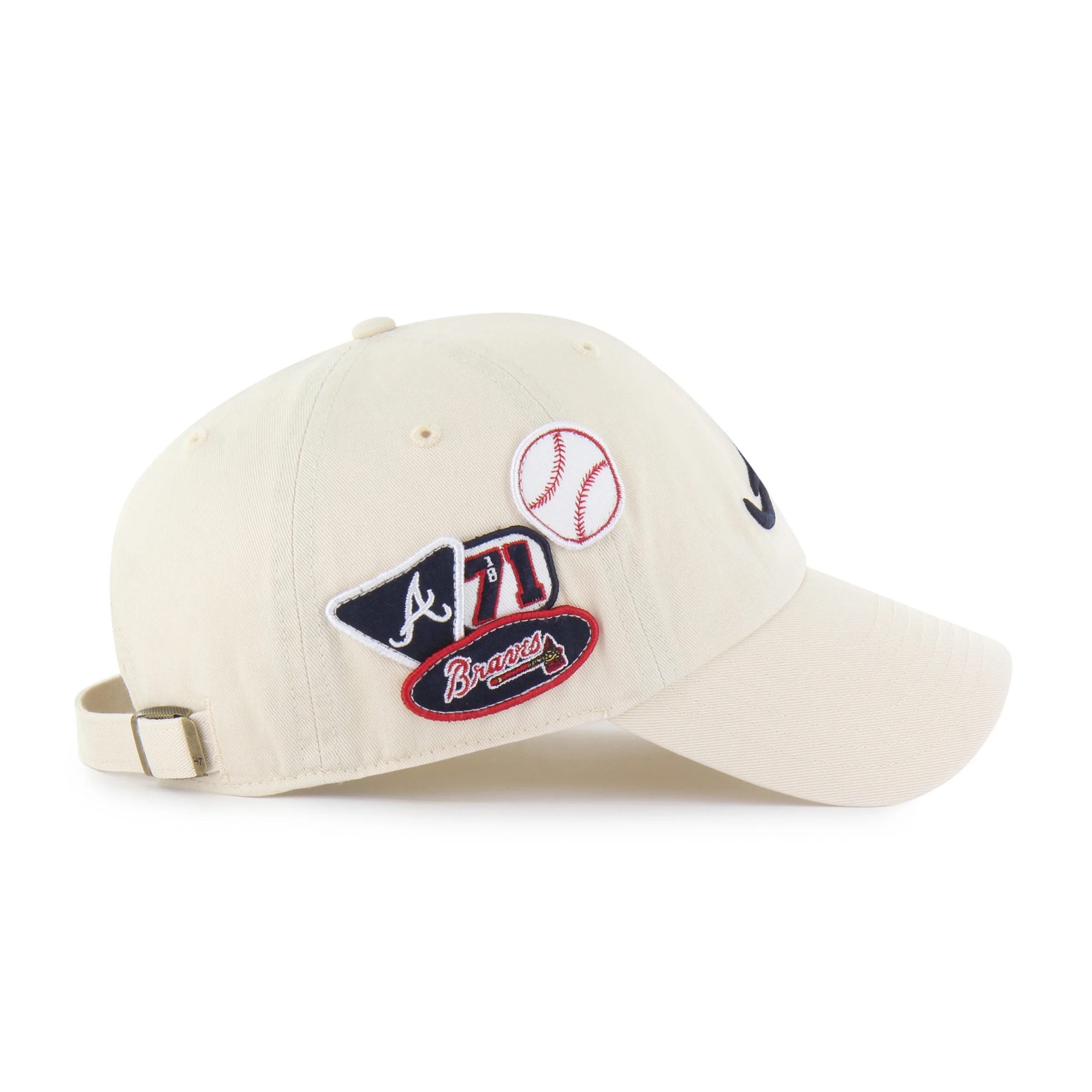 ATLANTA BRAVES BADGES '47 CLEAN UP - Image 4