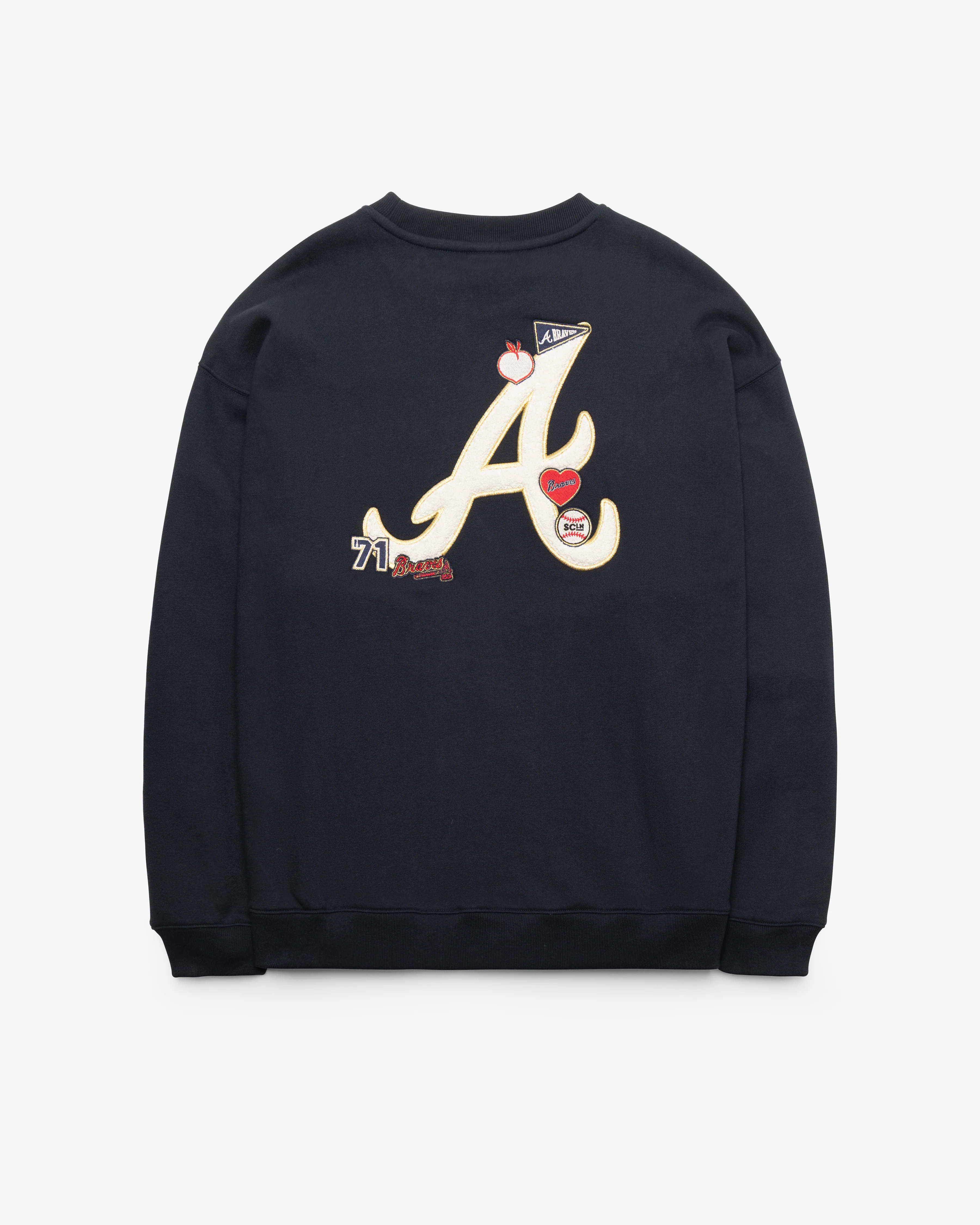 ATLANTA BRAVES STONEY CLOVER LANE X '47 OVERSIZED CREW WOMEN - Image 3