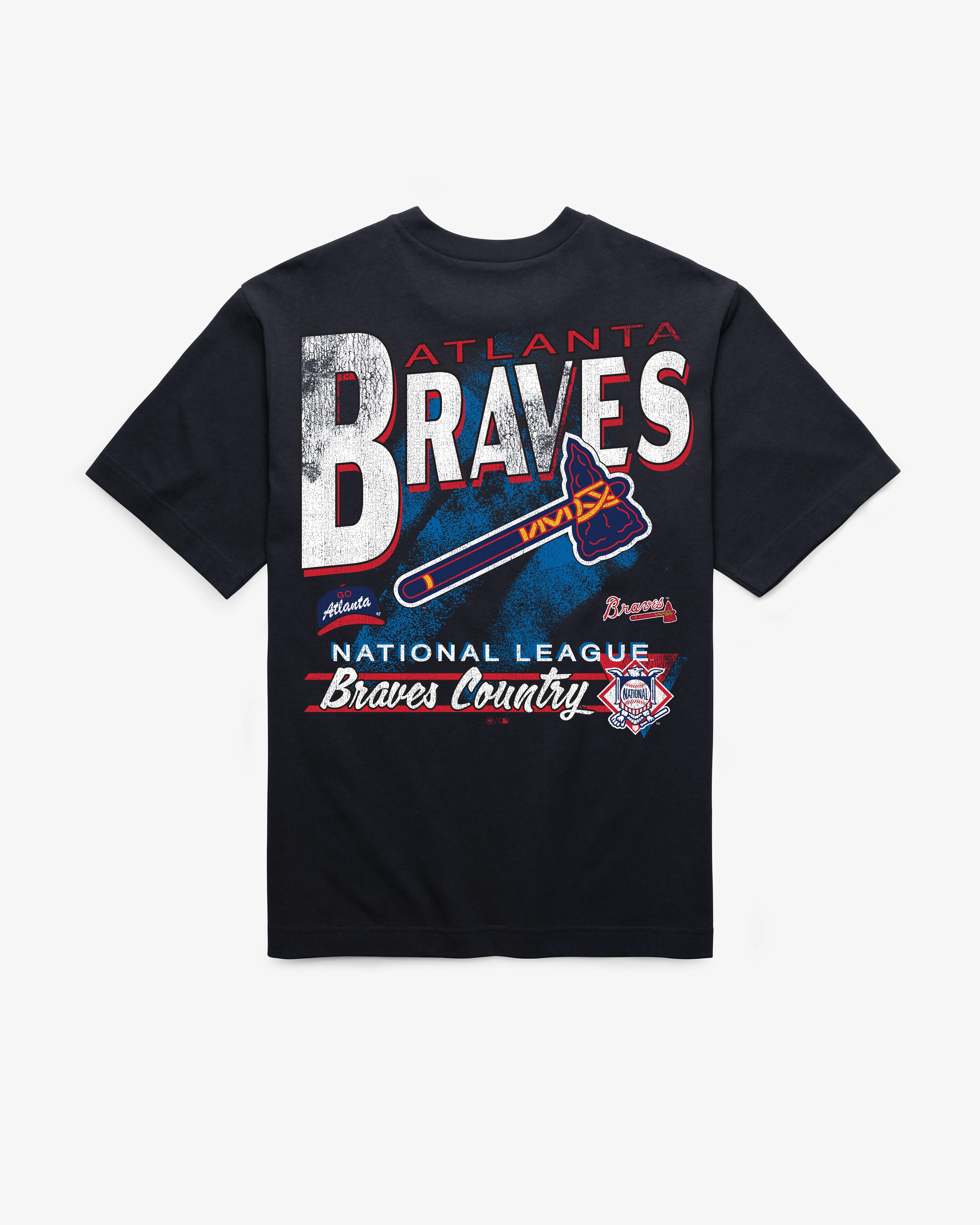ATLANTA BRAVES UNDER BAR '47 FOUNDATION TEE - Image 2