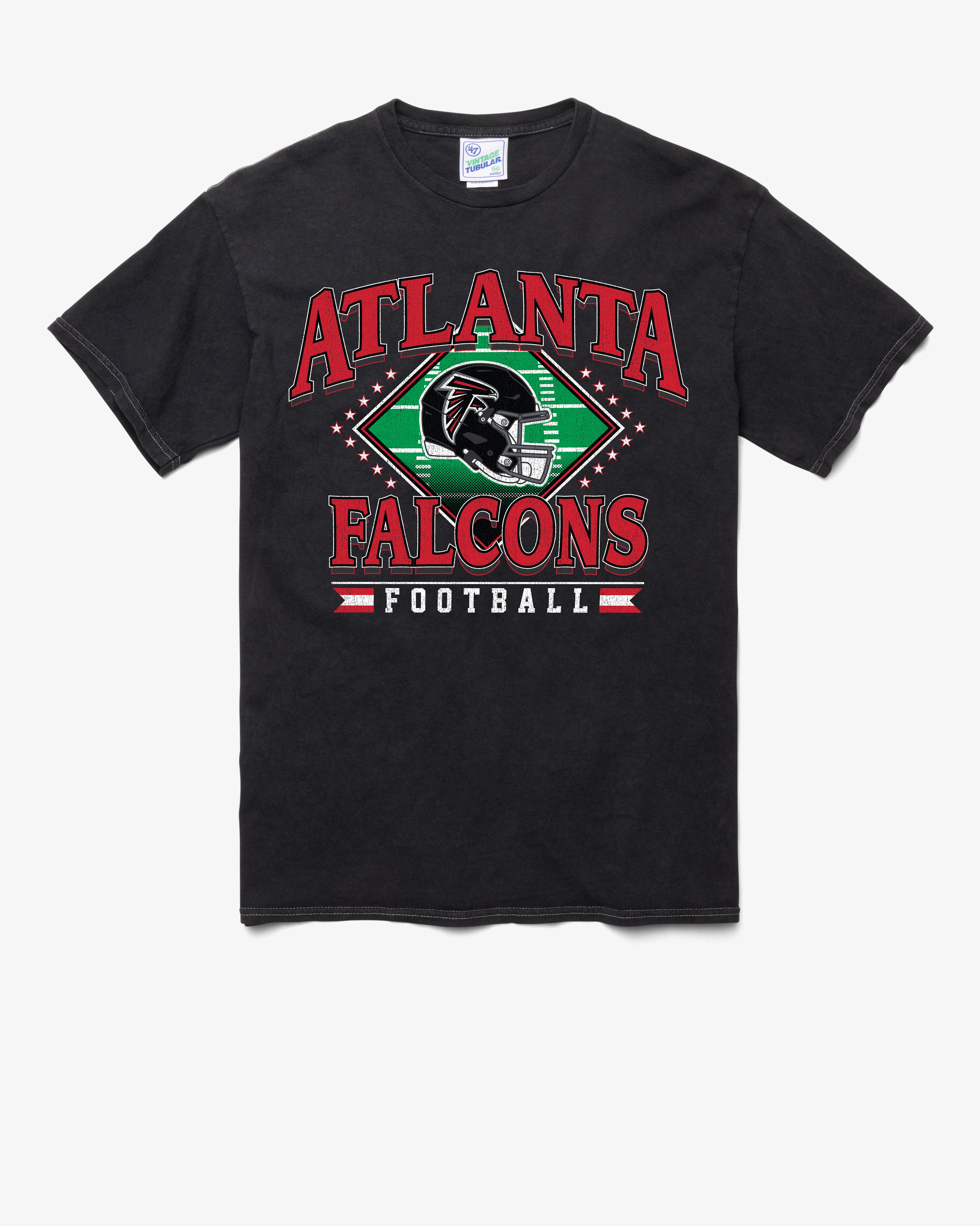 ATLANTA FALCONS FIELD PASS VINTAGE '47 TUBULAR TEE