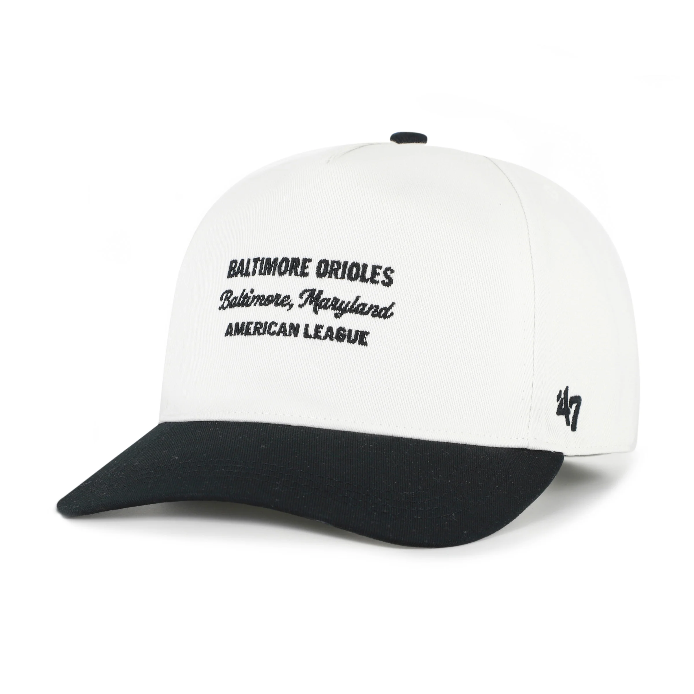BALTIMORE ORIOLES CONTEMPORARY BASICS TWO TONE '47 HITCH