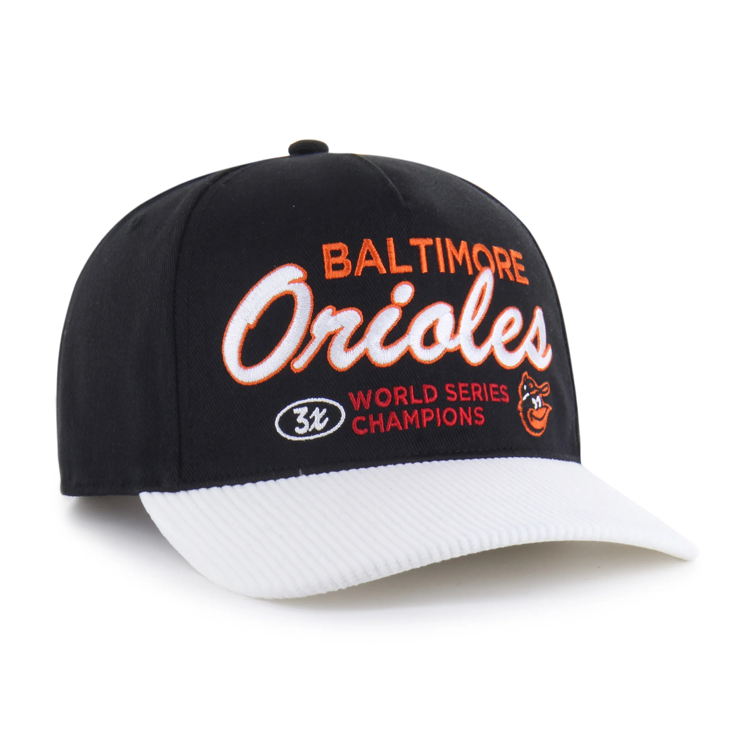 BALTIMORE ORIOLES COOPERSTOWN WORLD SERIES MULTI TIME '47 HITCH RF RELAXED FIT - Image 4