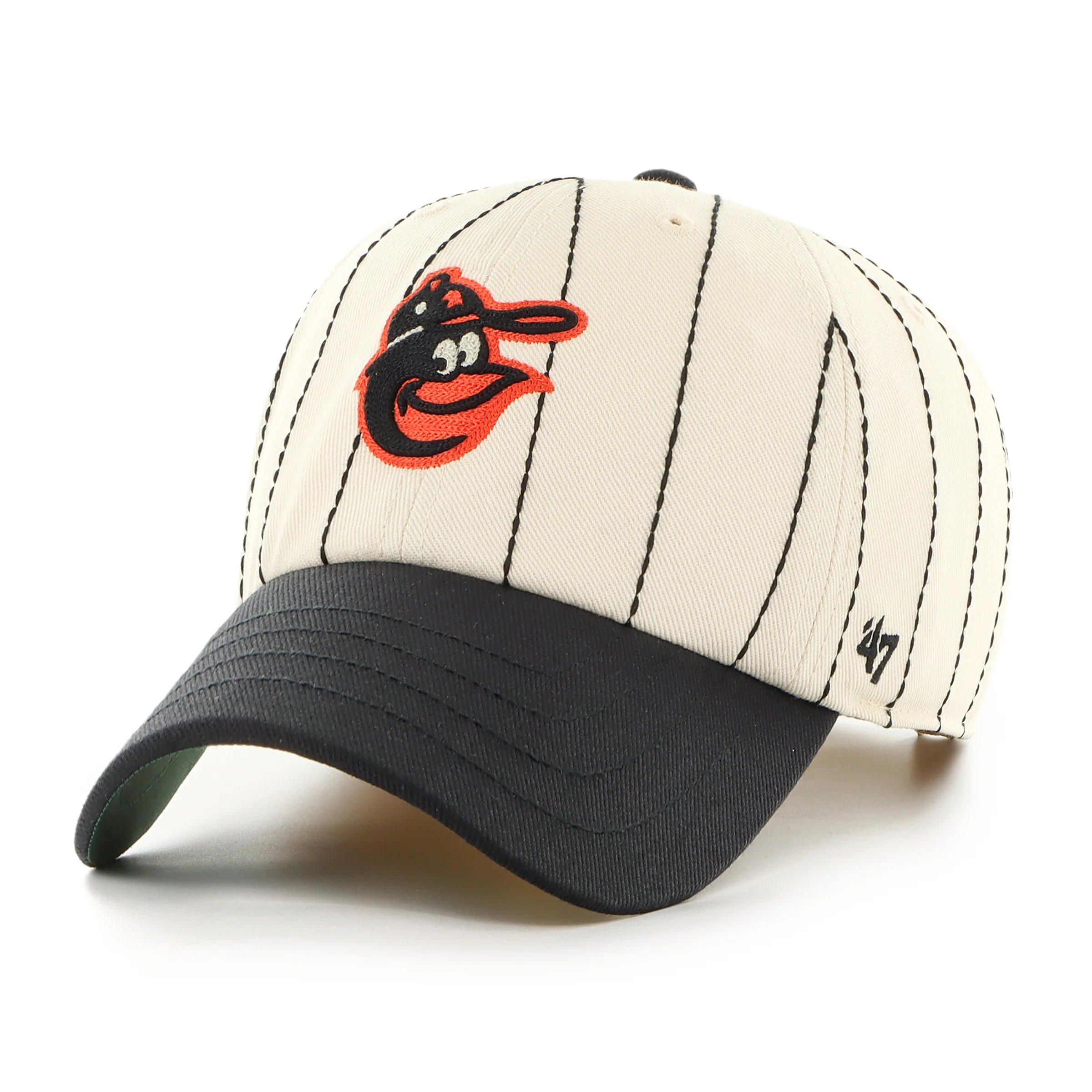 BALTIMORE ORIOLES COOPERSTOWN RAWLINGS PINSTRIPE '47 CLEAN UP - Image 5