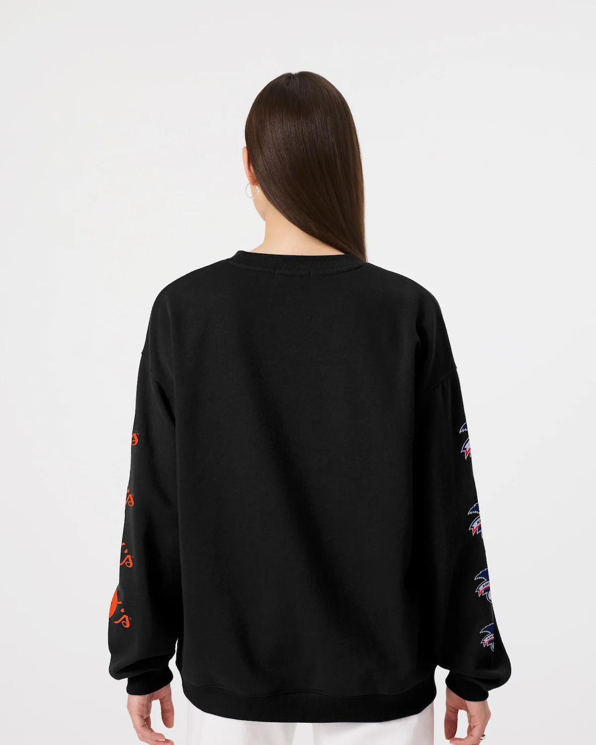 BALTIMORE ORIOLES GO BIG '47 OVERSIZED CREW WOMENS - Image 2