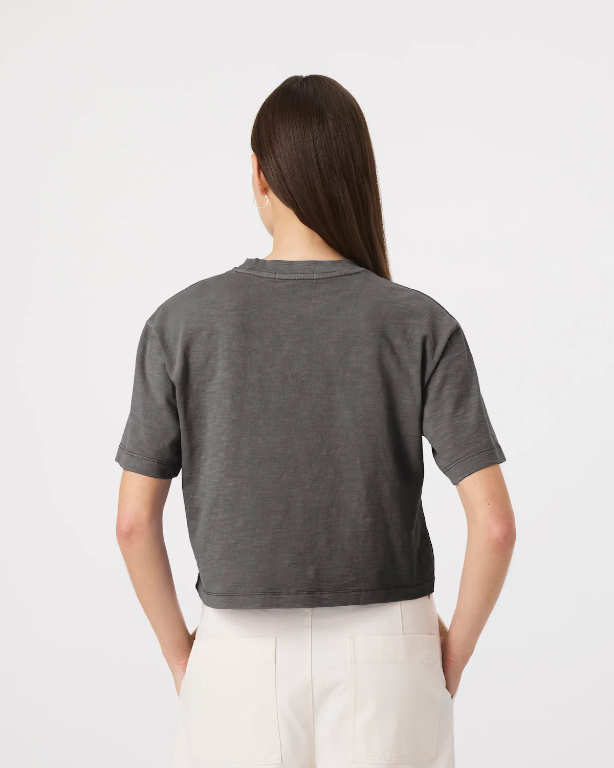 BALTIMORE ORIOLES MINDI HEAVY '47 SLUB CROP TEE WOMENS - Image 2