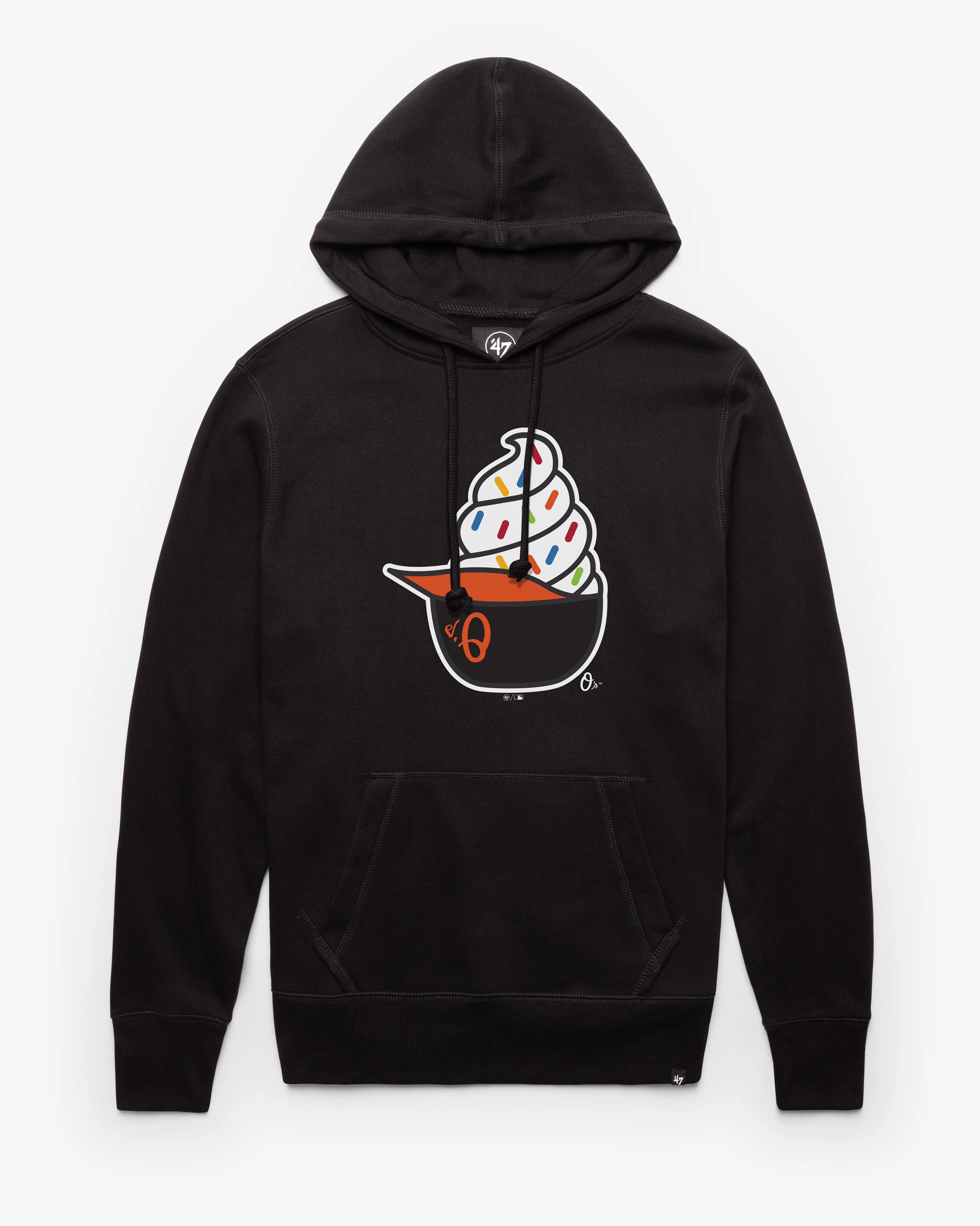 BALTIMORE ORIOLES ICE CREAM '47 HEADLINE HOOD