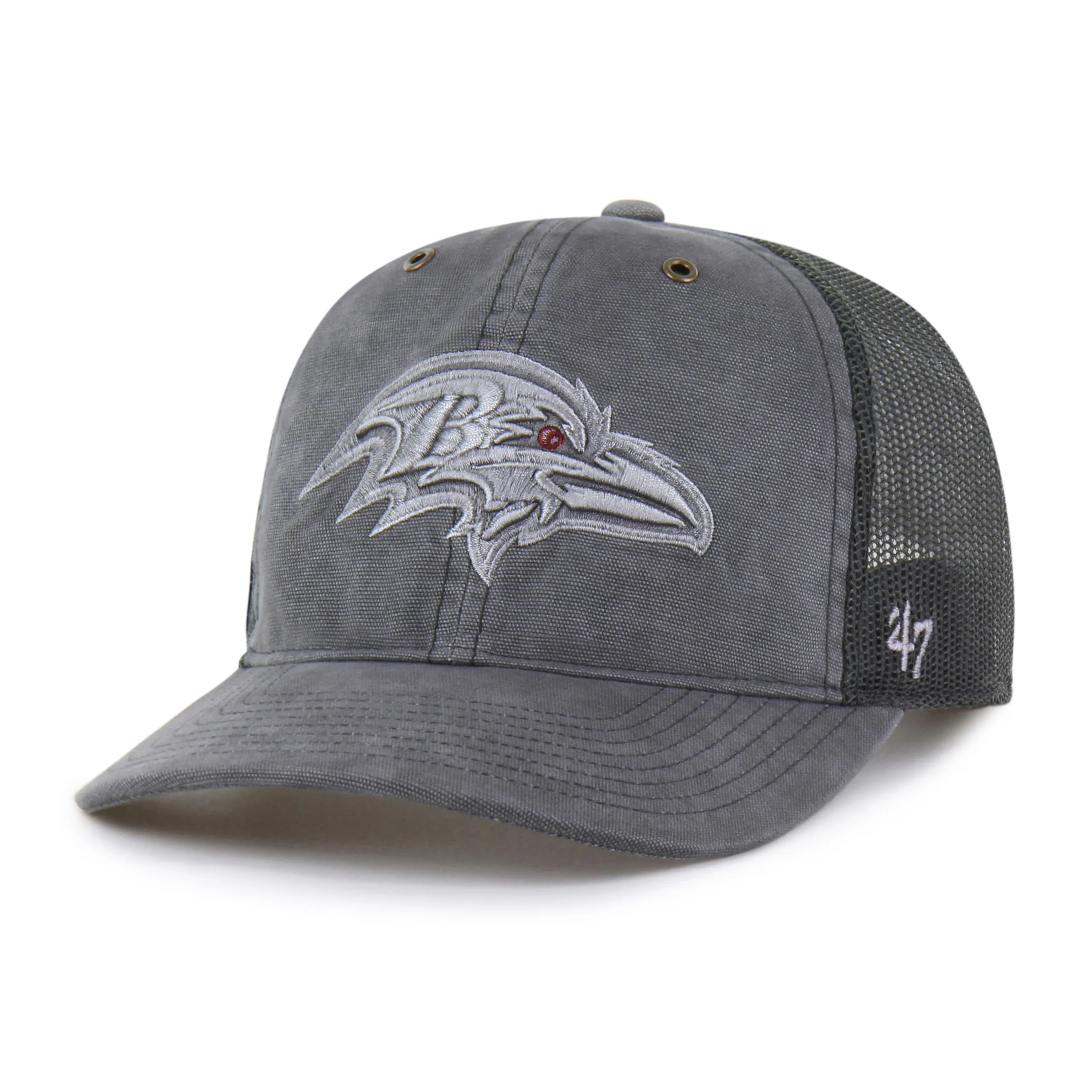 BALTIMORE RAVENS CARHARTT DYED '47 TRUCKER RF RELAXED FIT - Image 4