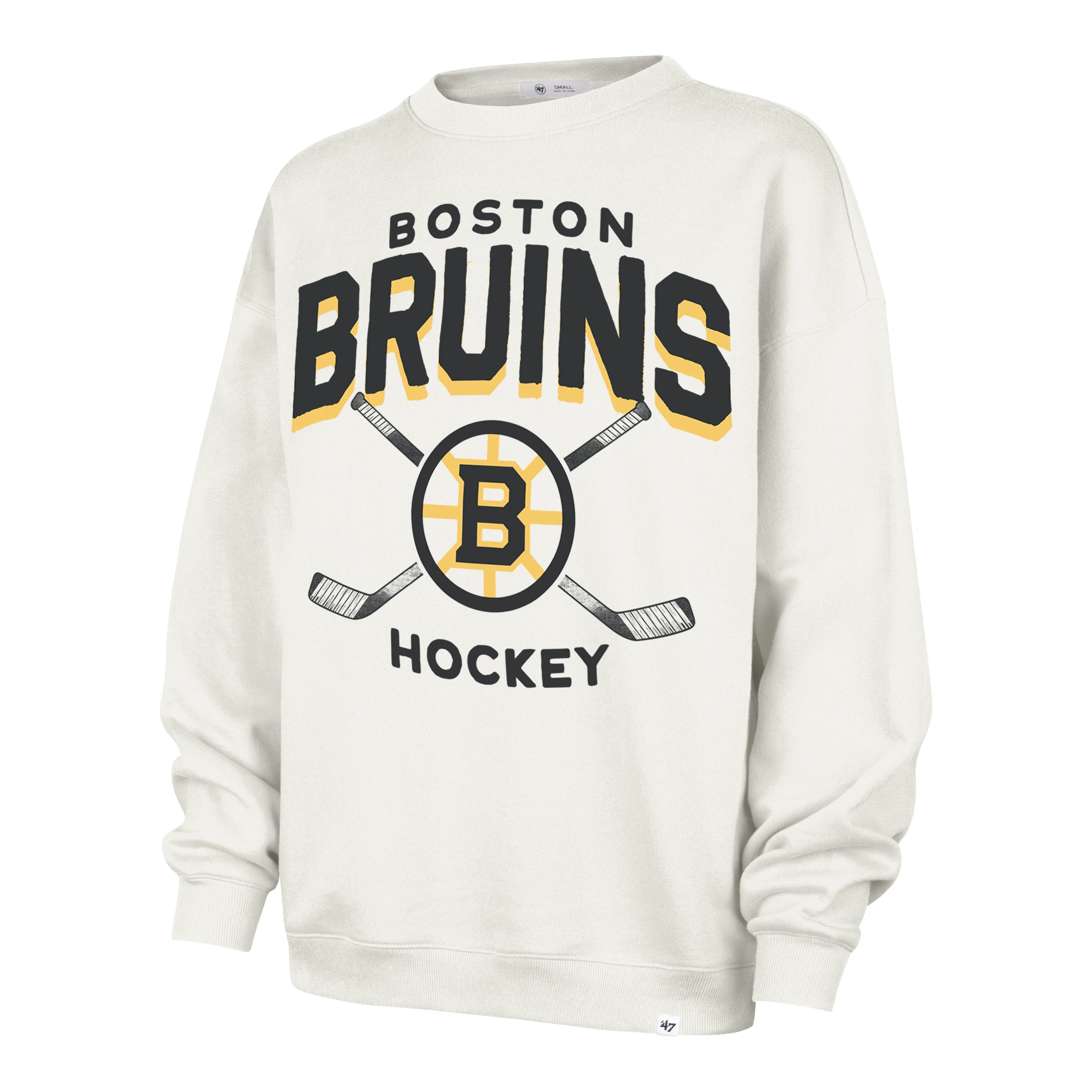 BOSTON BRUINS ARCH CLOUD OVERSIZED CREW WOMENS