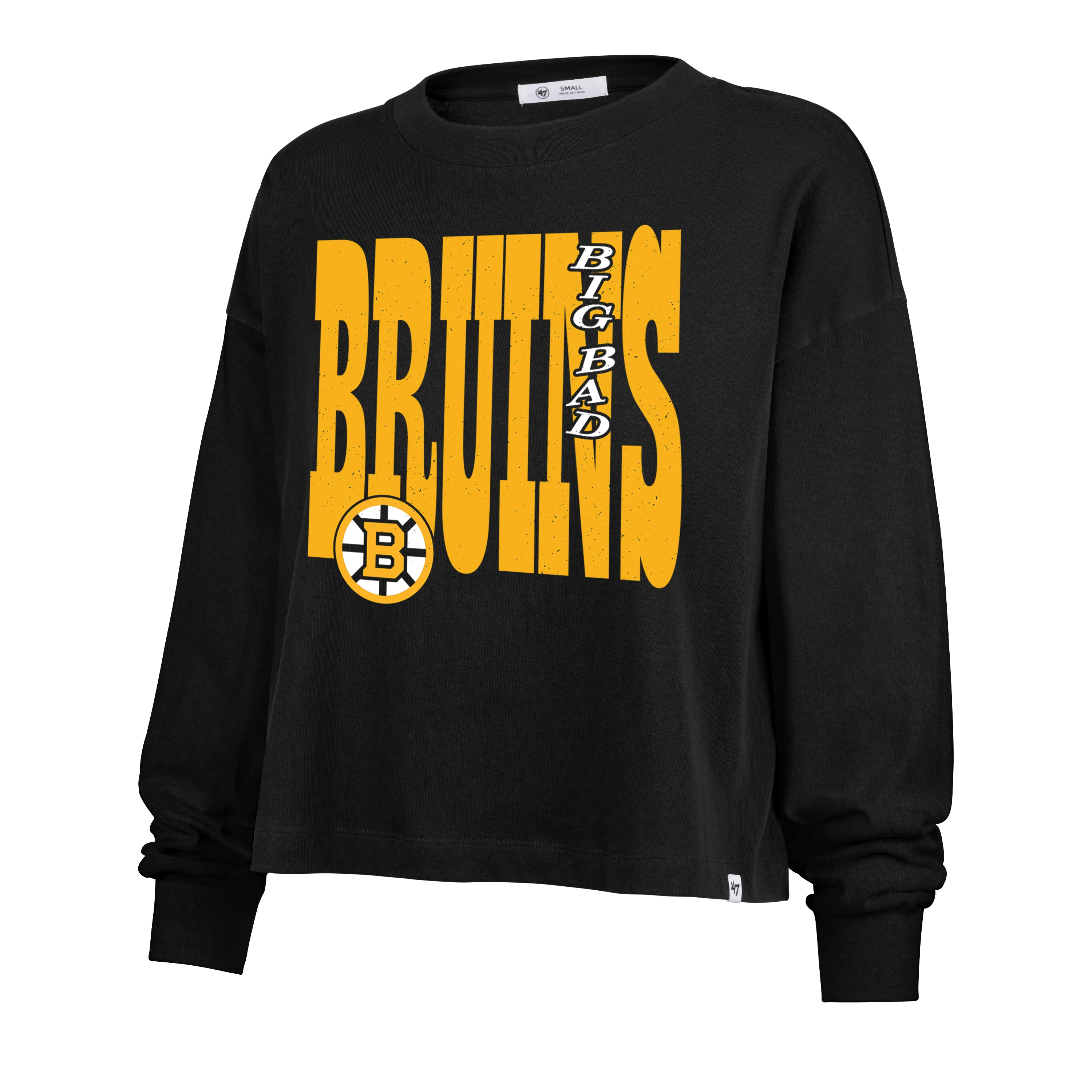 BOSTON BRUINS BOLD STACK '47 SYDNEY LONG SLEEVE TEE WOMENS