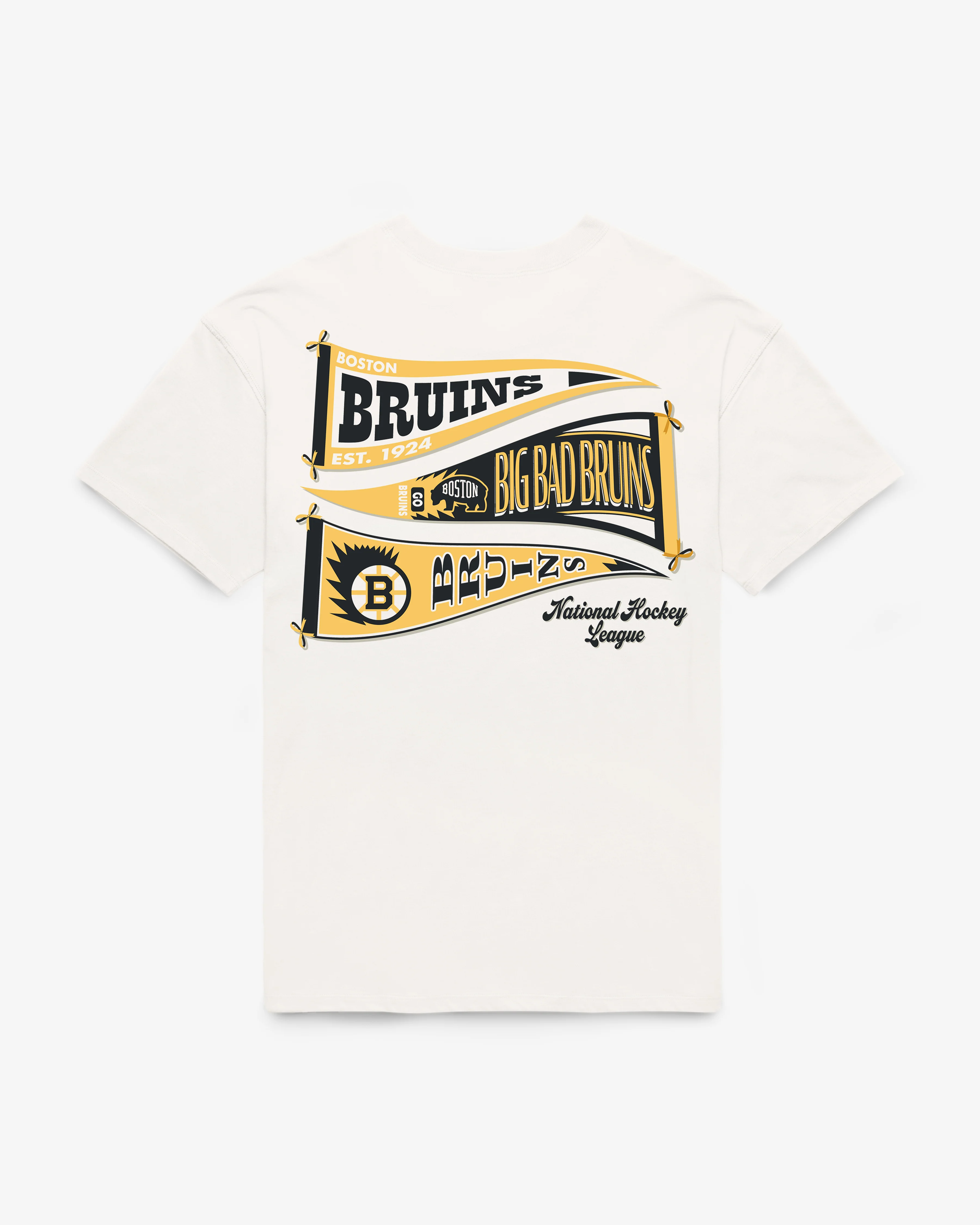 BOSTON BRUINS BOW AND BANNER BACKER '47 SADIE TEE WOMENS - Image 3