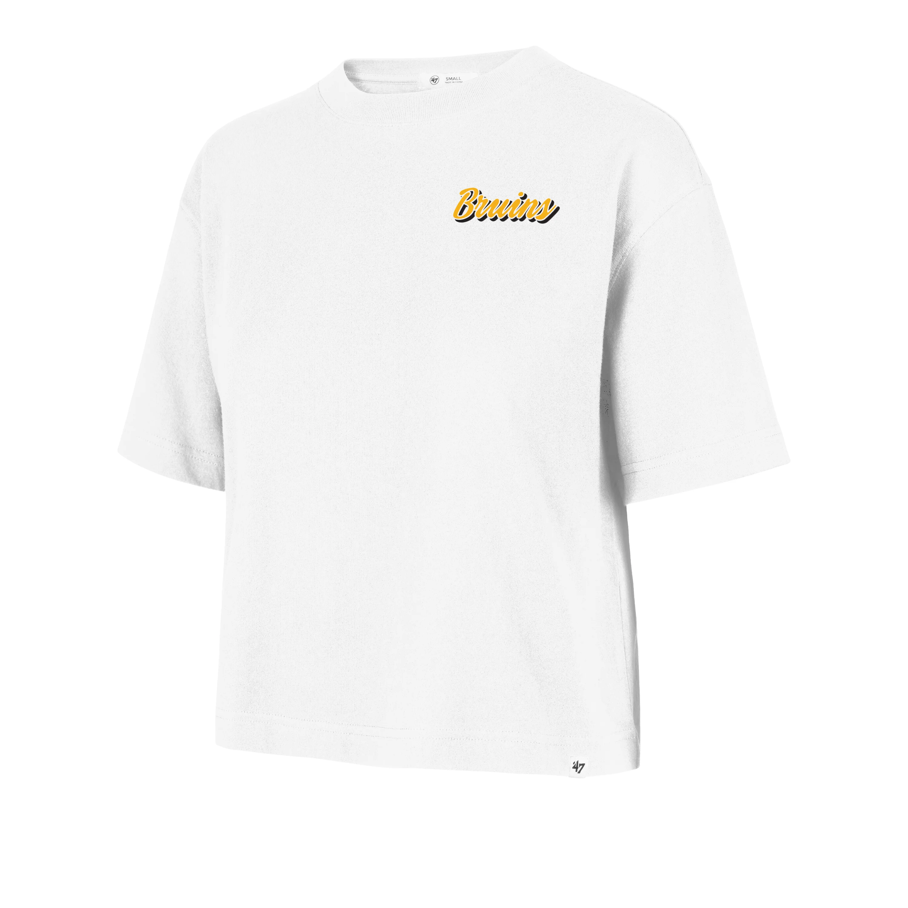 BOSTON BRUINS COLLAGE SCRIPT '47 REED CITY TEE WOMENS