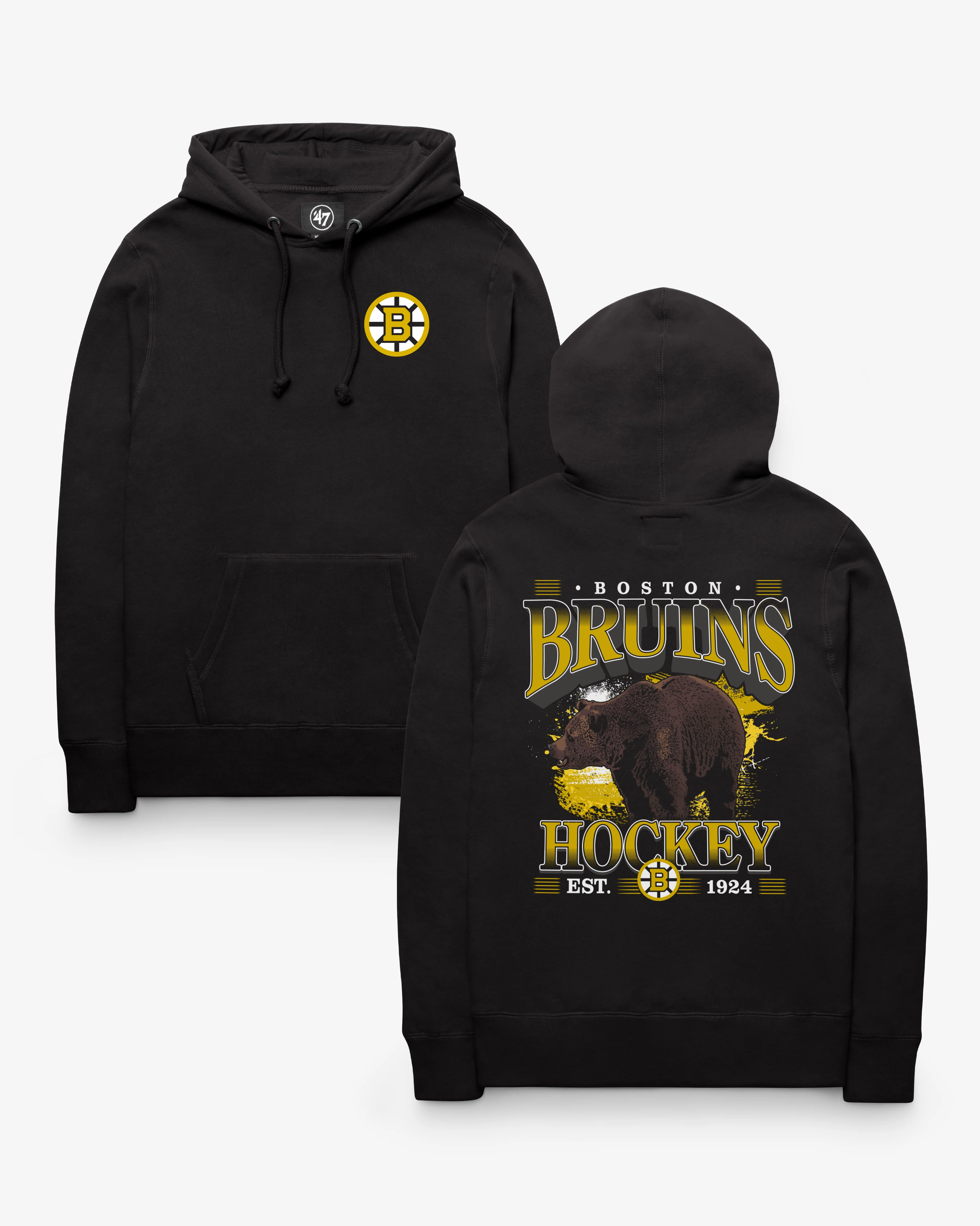 BOSTON BRUINS BACKER '47 HEADLNE HOOD