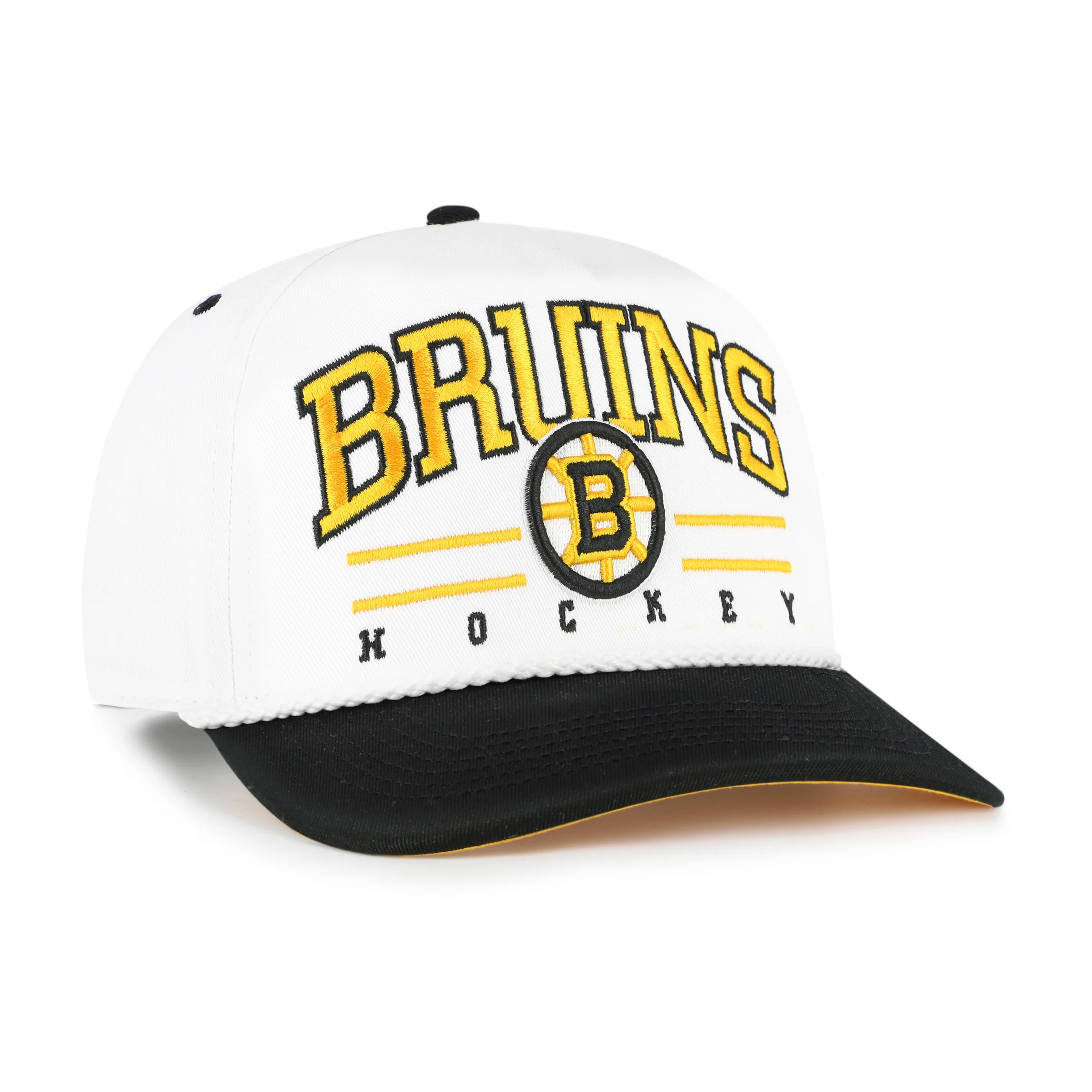 BOSTON BRUINS ROSCOE ROPE TWO TONE '47 HITCH - Image 4