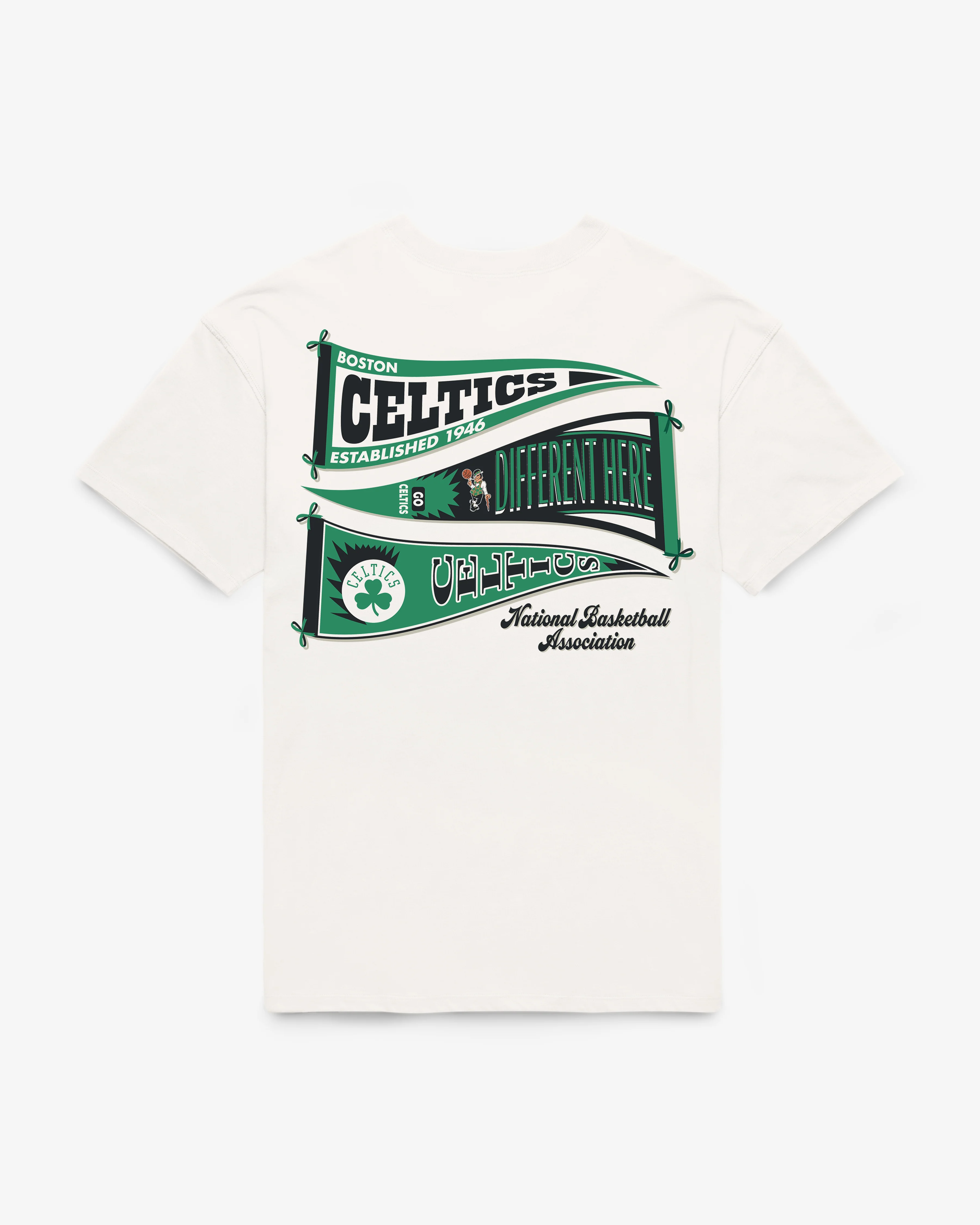 BOSTON CELTICS BOW AND BANNER BACKER '47 SADIE TEE WOMENS - Image 3
