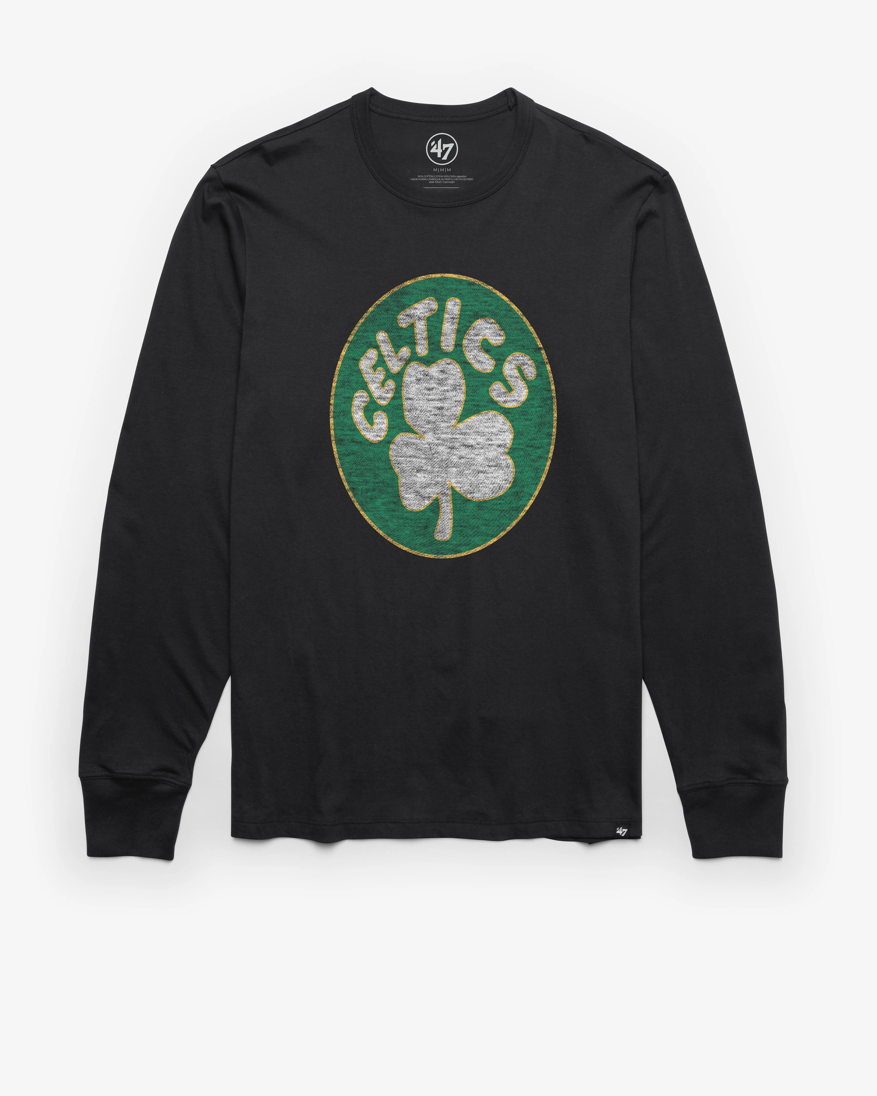 BOSTON CELTICS HARDWOOD CLASSICS PREMIER '47 FRANKLIN LONG SLEEVE TEE