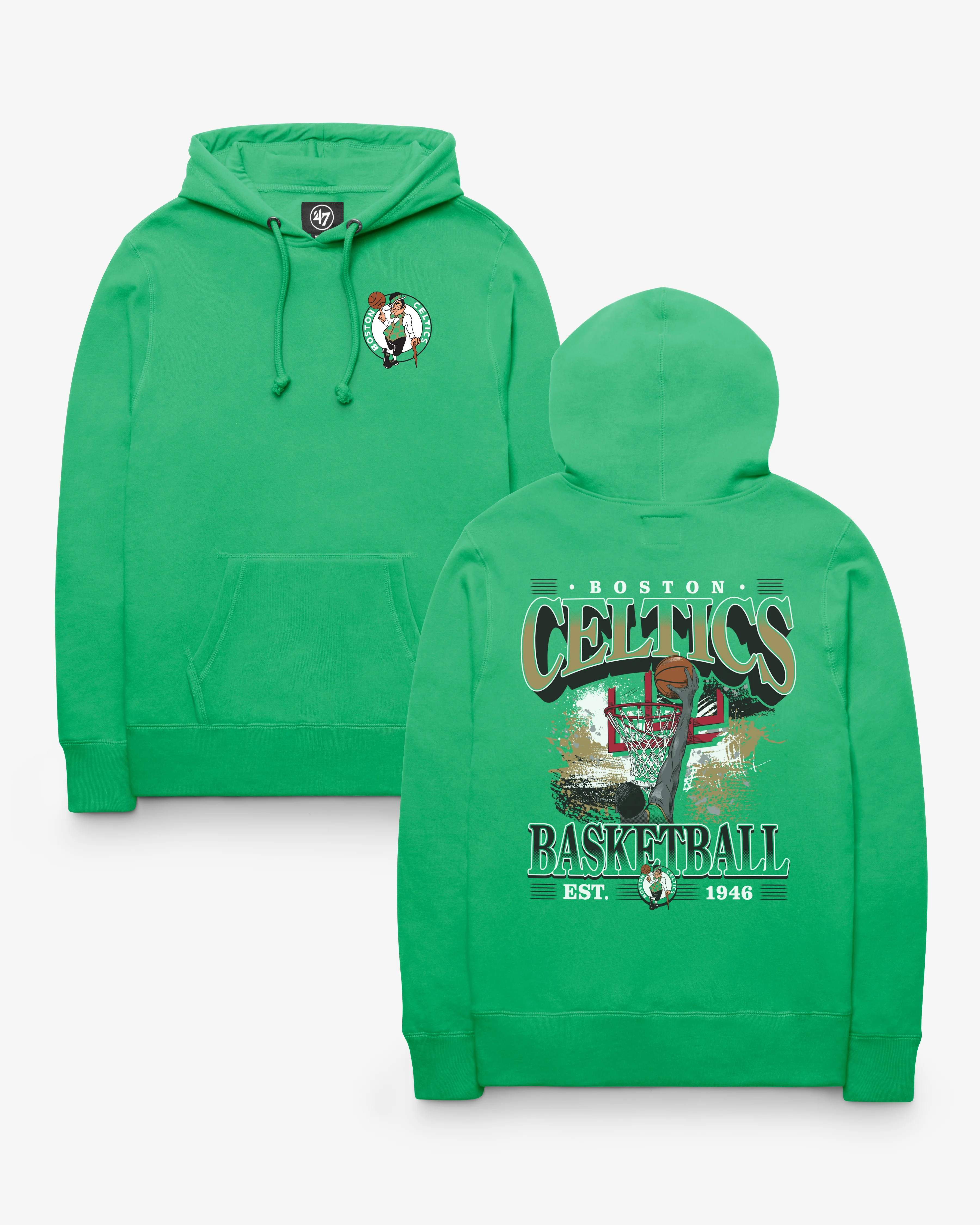 BOSTON CELTICS BACKER '47 HEADLNE HOOD