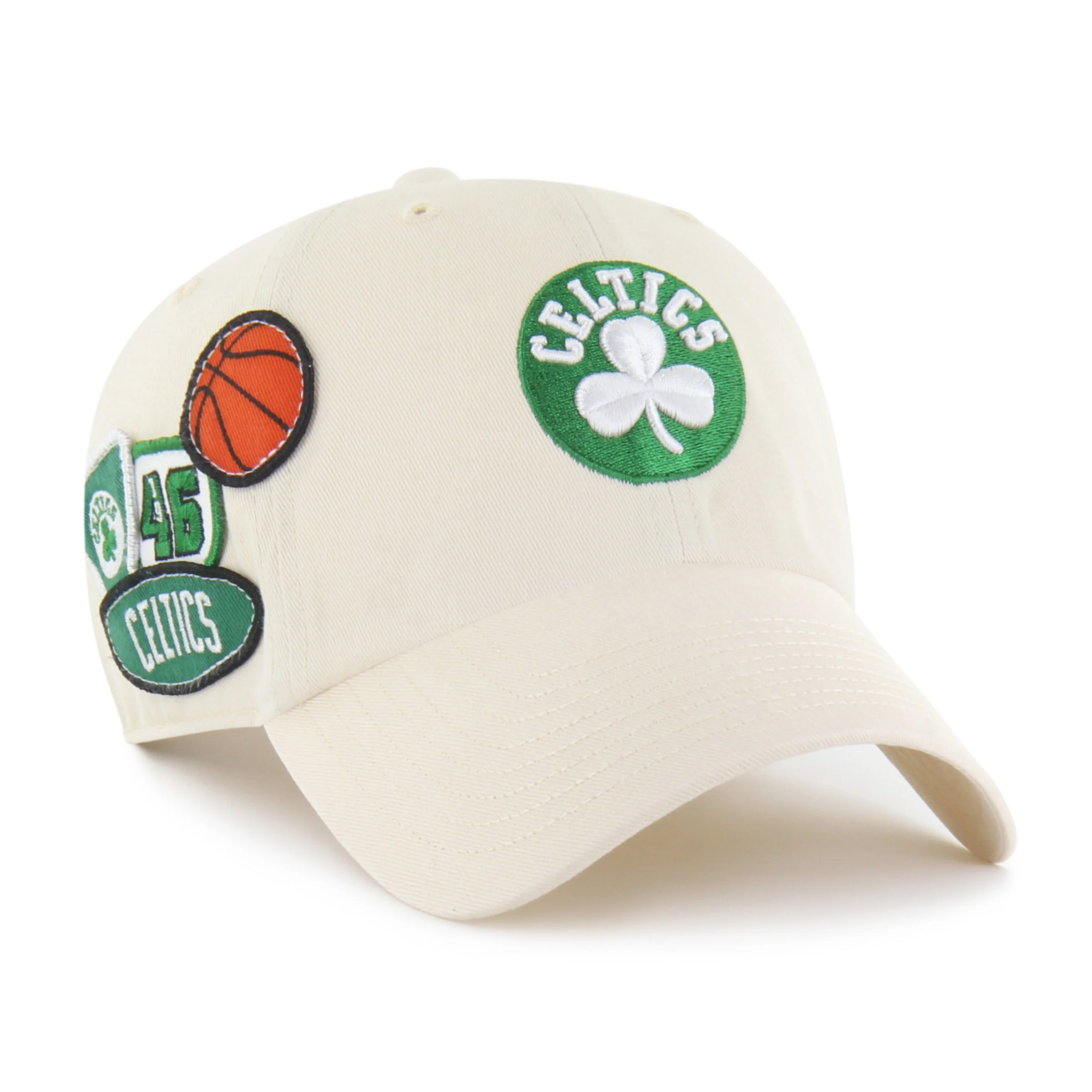 BOSTON CELTICS BADGES '47 CLEAN UP