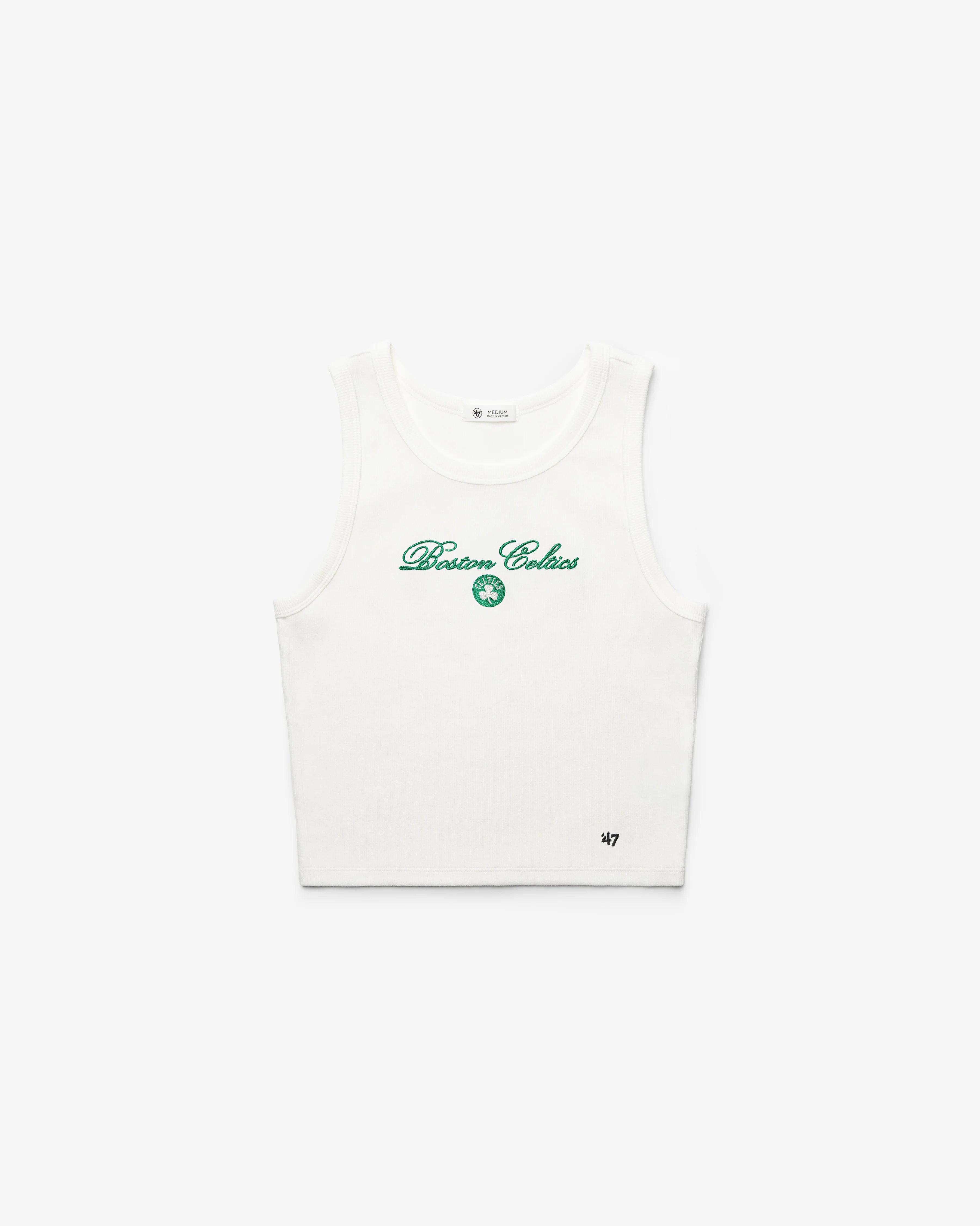 BOSTON CELTICS SCRIPT '47 BABY RIB TANK WOMENS