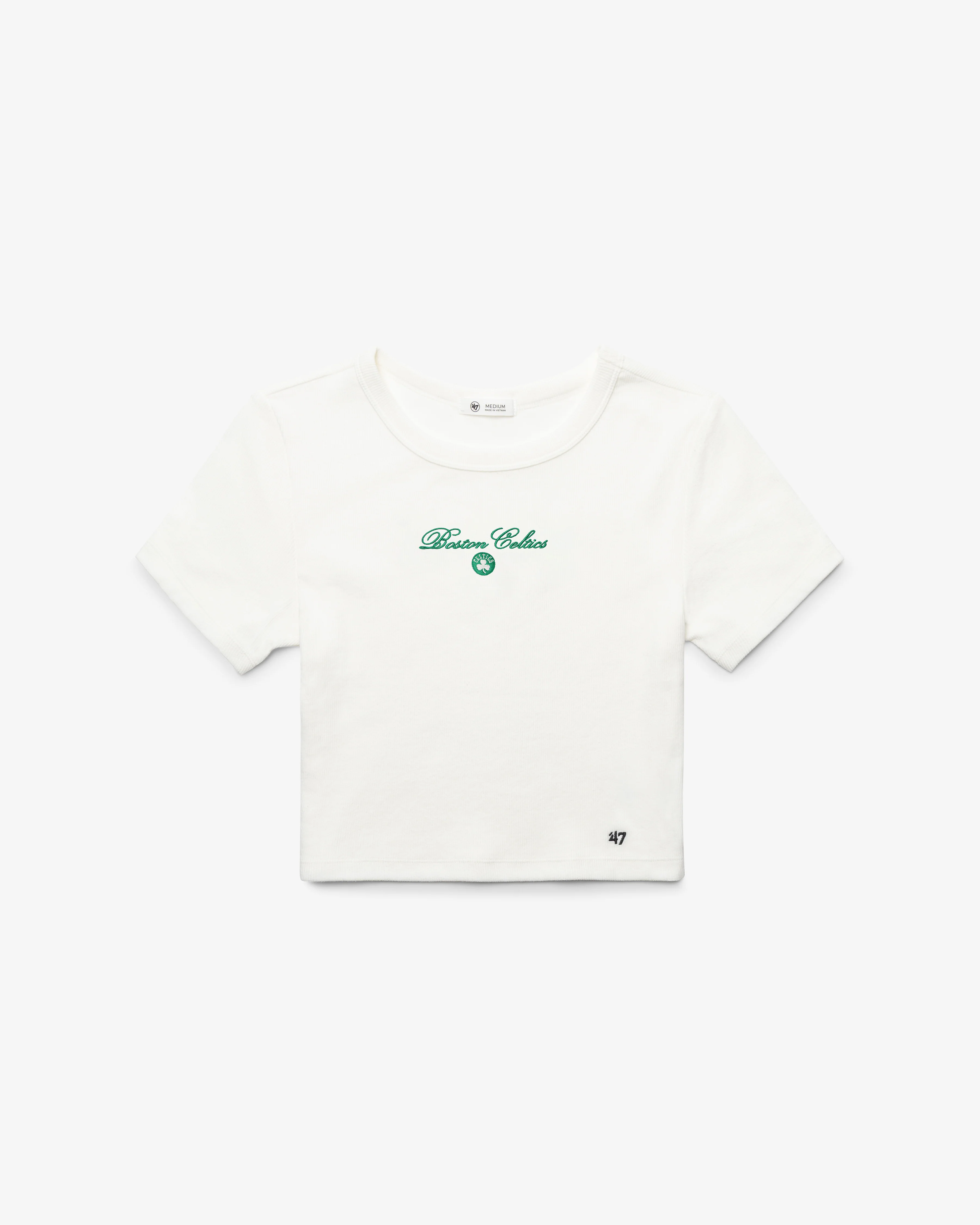 BOSTON CELTICS SCRIPT '47 BABY RIB TEE WOMENS