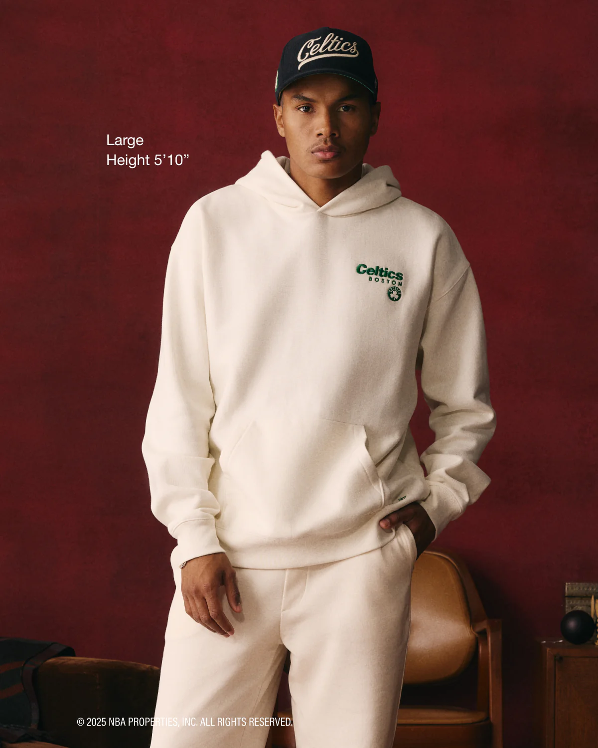 BOSTON CELTICS TRIPLE DOUBLE '47 FOUNDATION HOOD - Image 3
