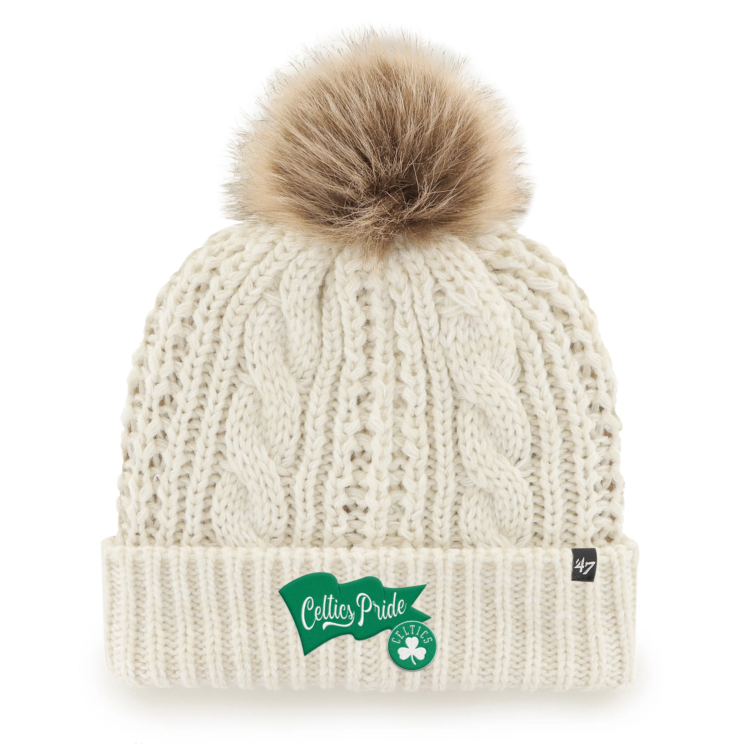 BOSTON CELTICS WAVE BANNER '47 MEEKO CUFF KNIT WOMENS