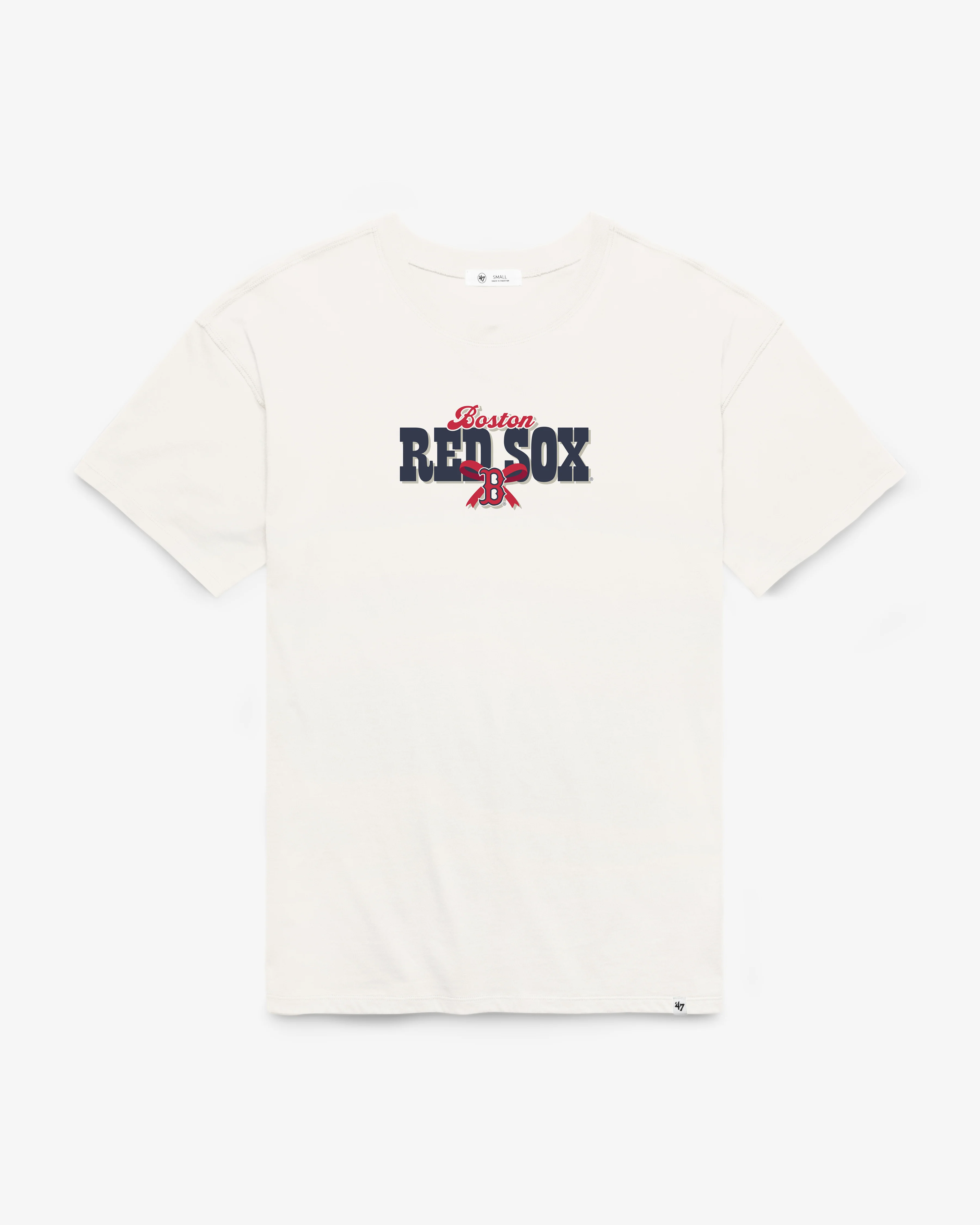 BOSTON RED SOX BOW AND BANNER BACKER '47 SADIE TEE WOMENS - Image 2