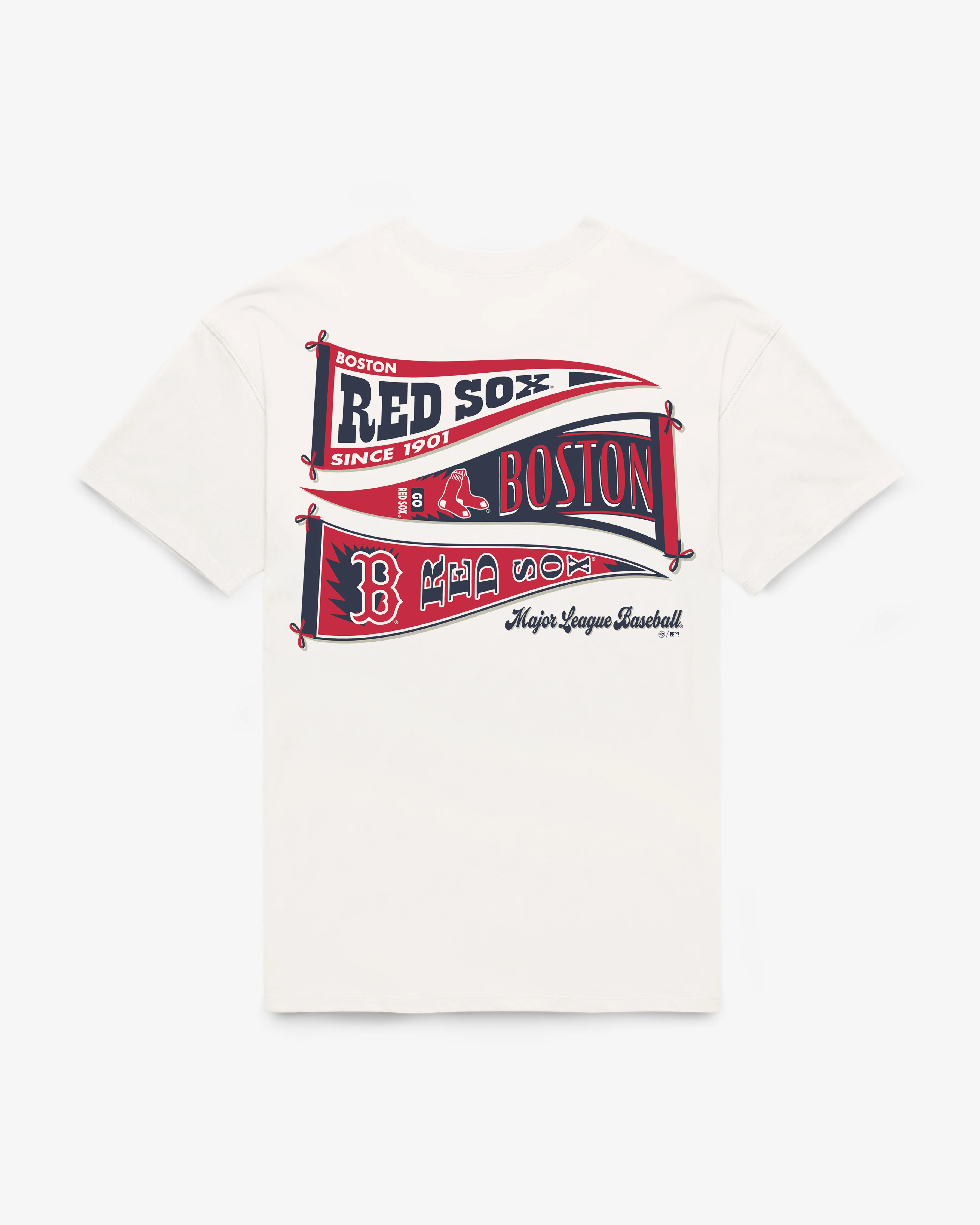 BOSTON RED SOX BOW AND BANNER BACKER '47 SADIE TEE WOMENS - Image 3