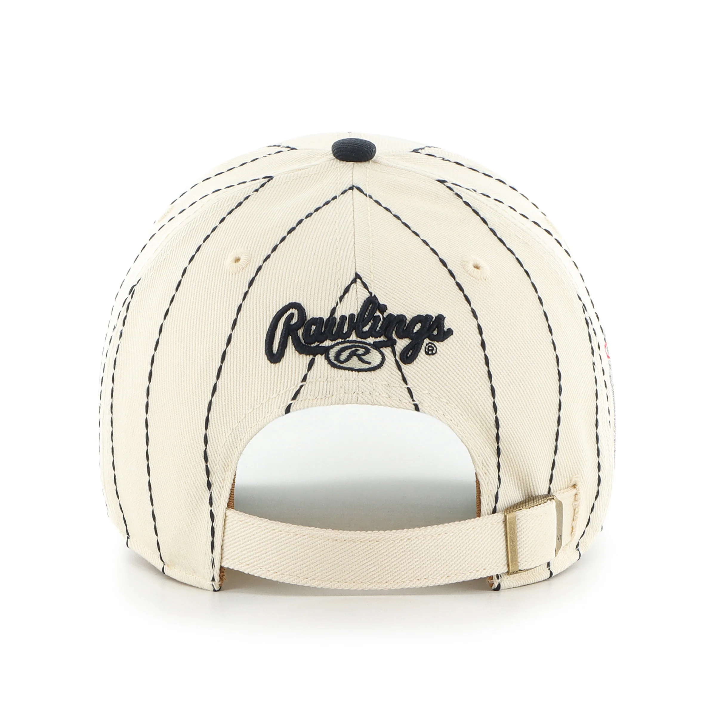 BOSTON RED SOX COOPERSTOWN RAWLINGS PINSTRIPE '47 CLEAN UP - Image 2